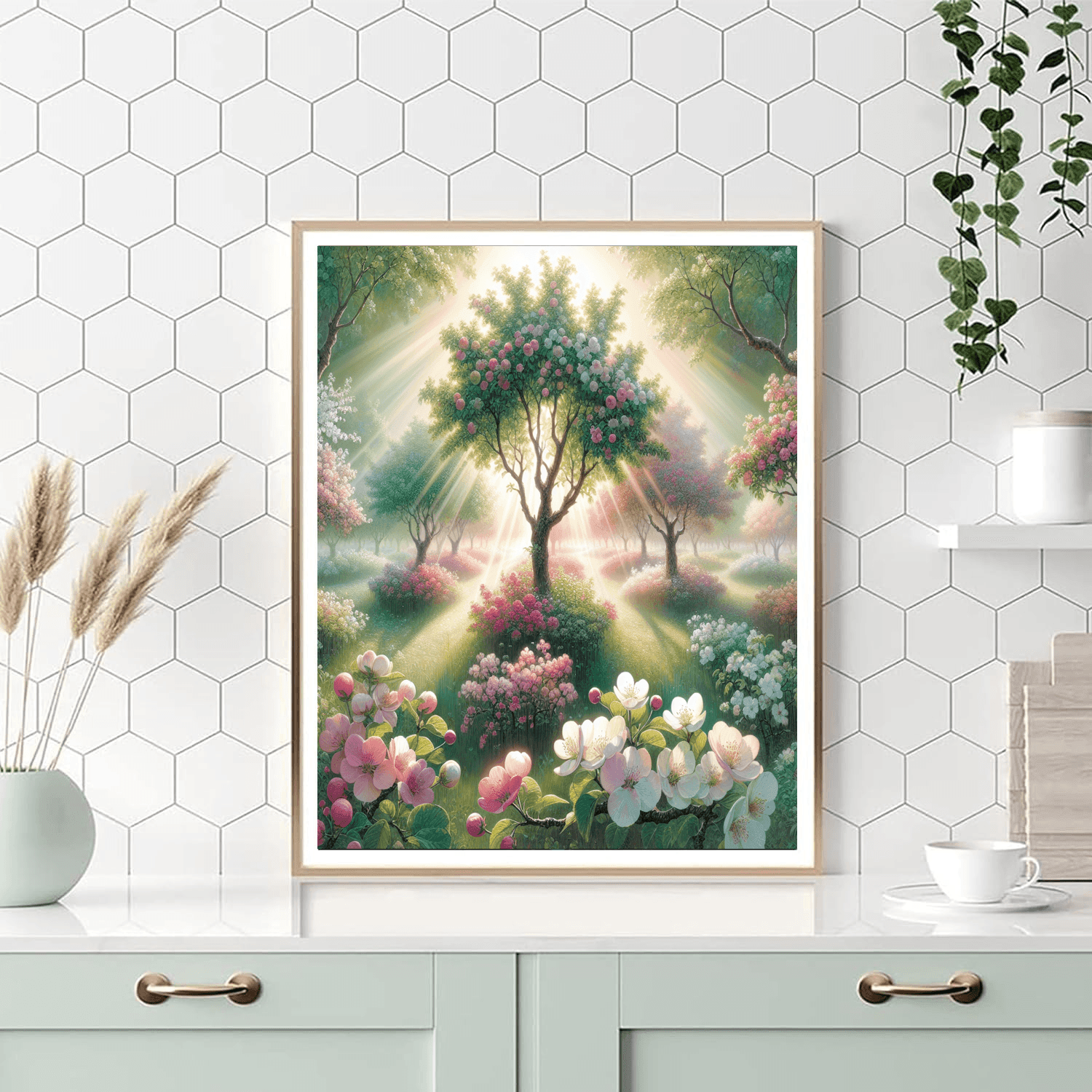 Peaceful Orchard Retreat Paint By Numbers