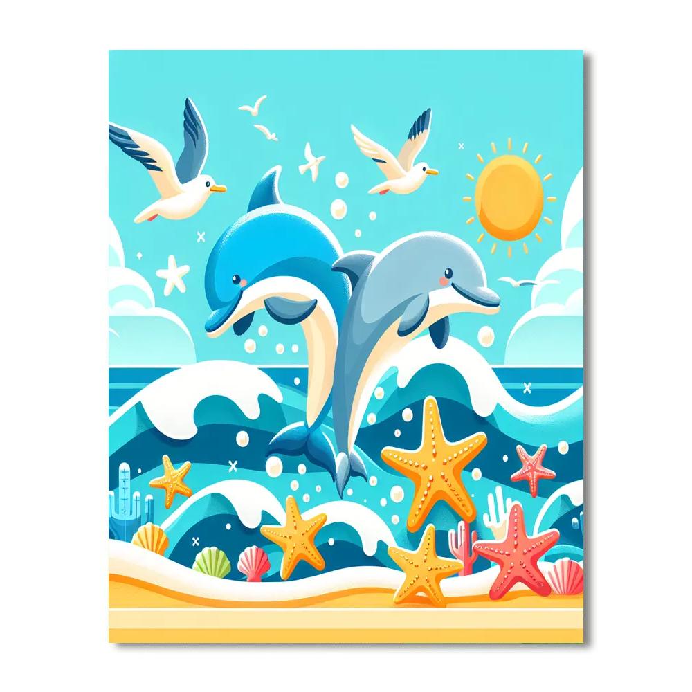 Seaside Exploration Excursion Number Painting