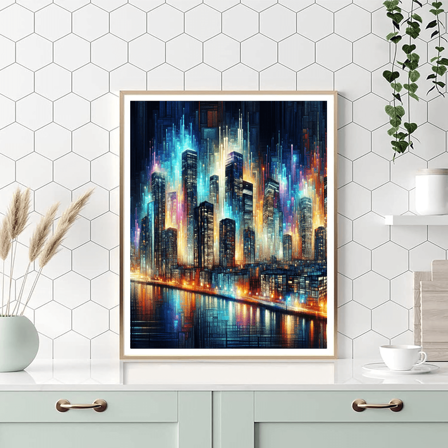 Urban Harmony Painting Number Kit