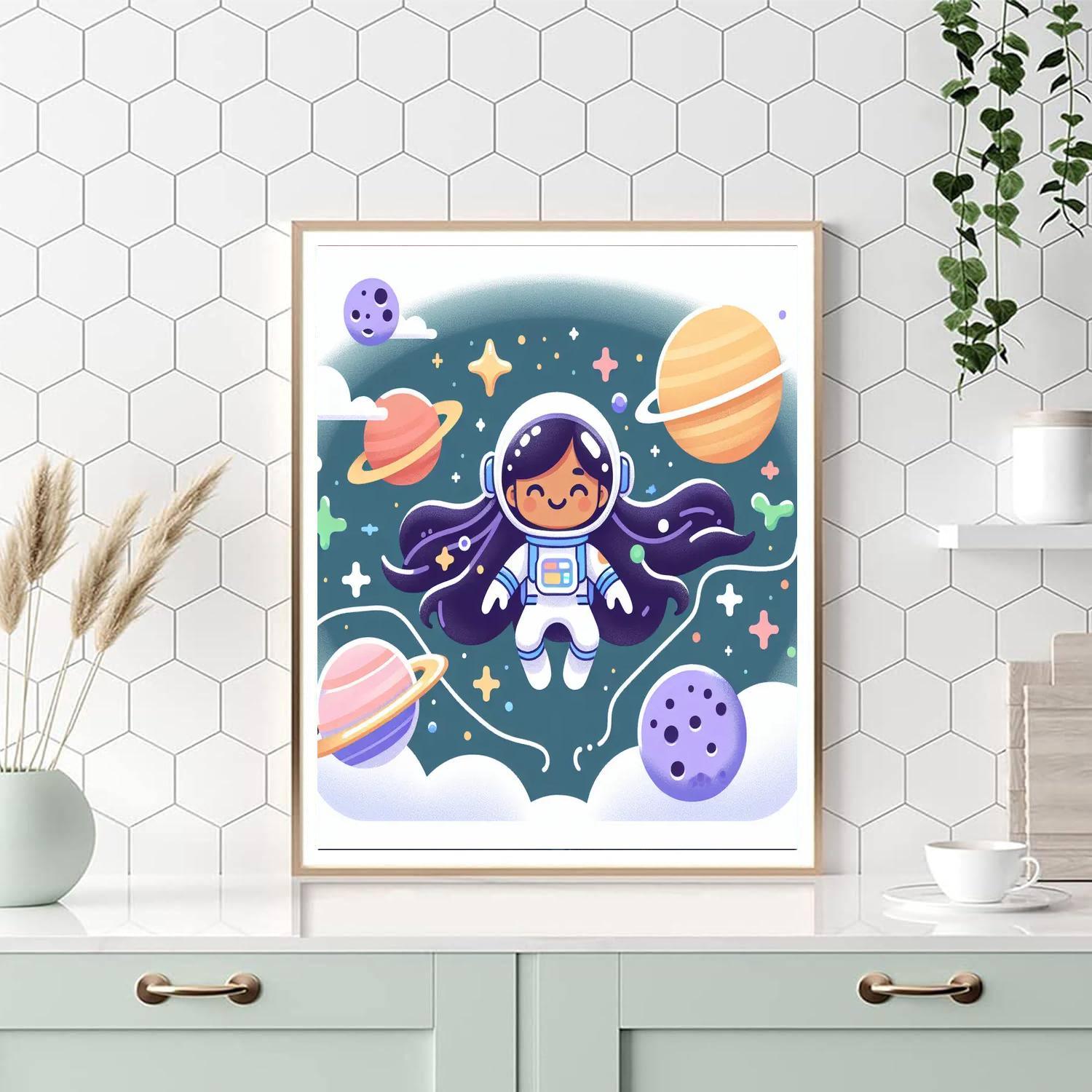 Astronaut Mission Painting By Numbers Kit