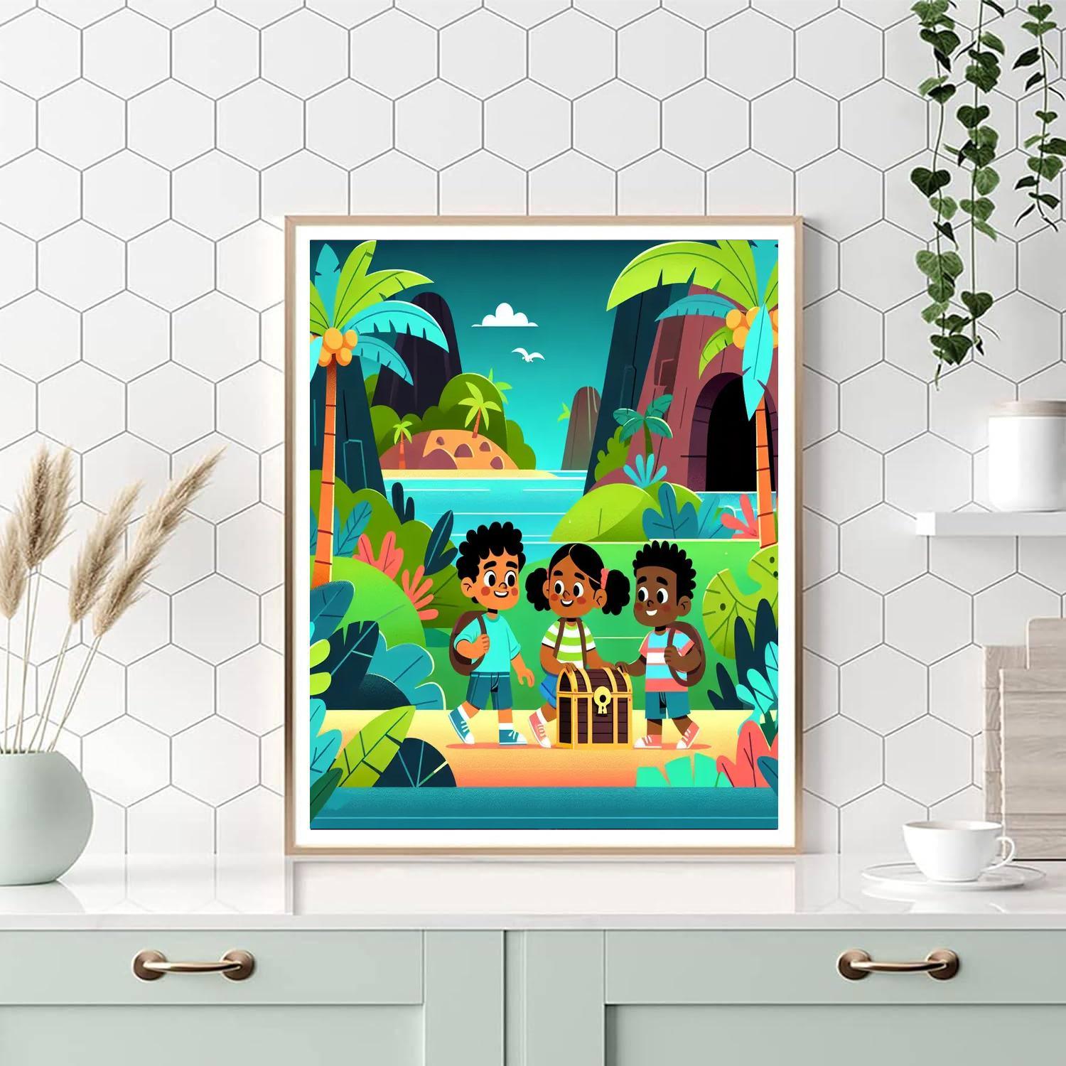 Mystery Of The Lost Island Paint By Numbers