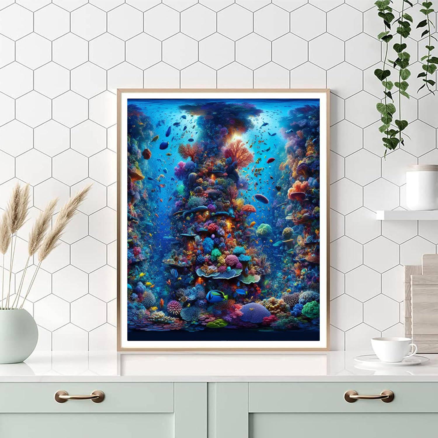 Rainbow Reef Expedition DIY Paint By Numbers