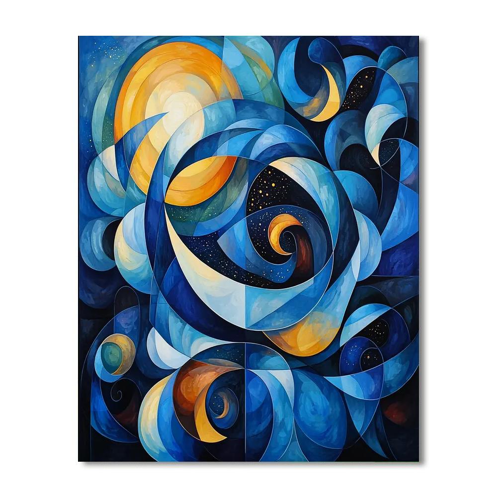 Paul Klee Inspired Melody Of The Cosmos  Numbered Painting Kits