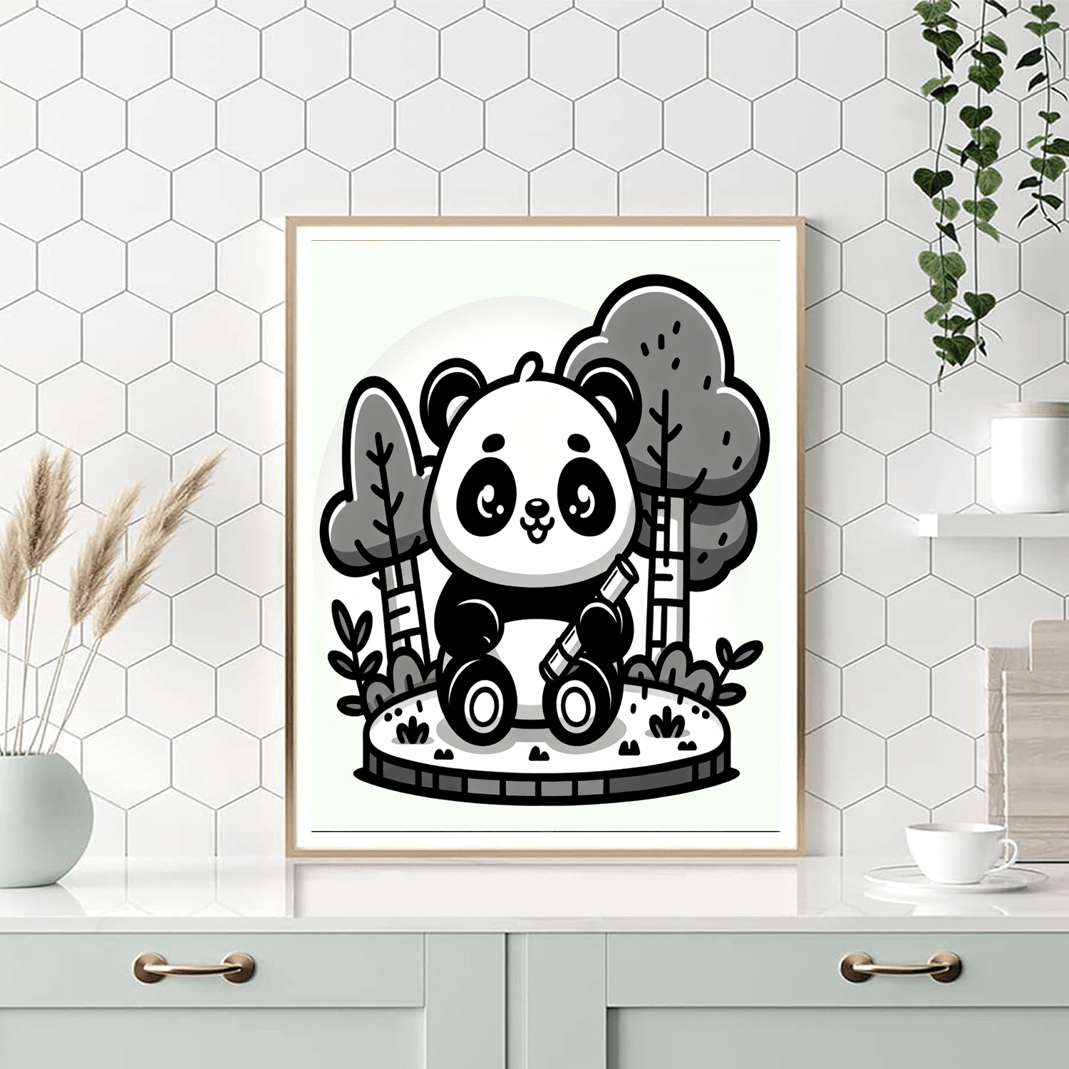 Pint-sized Panda Paint By Color