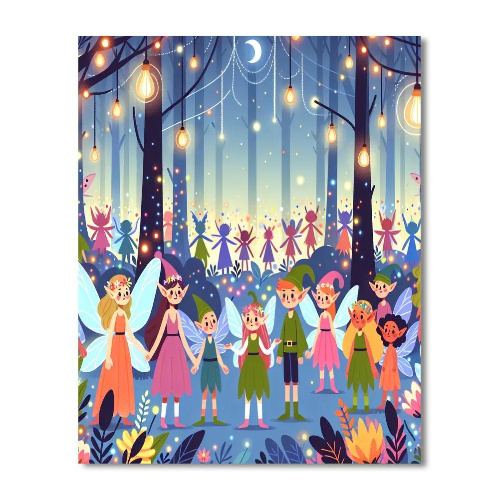 Magic Forest Quest Painting By Numbers Kit