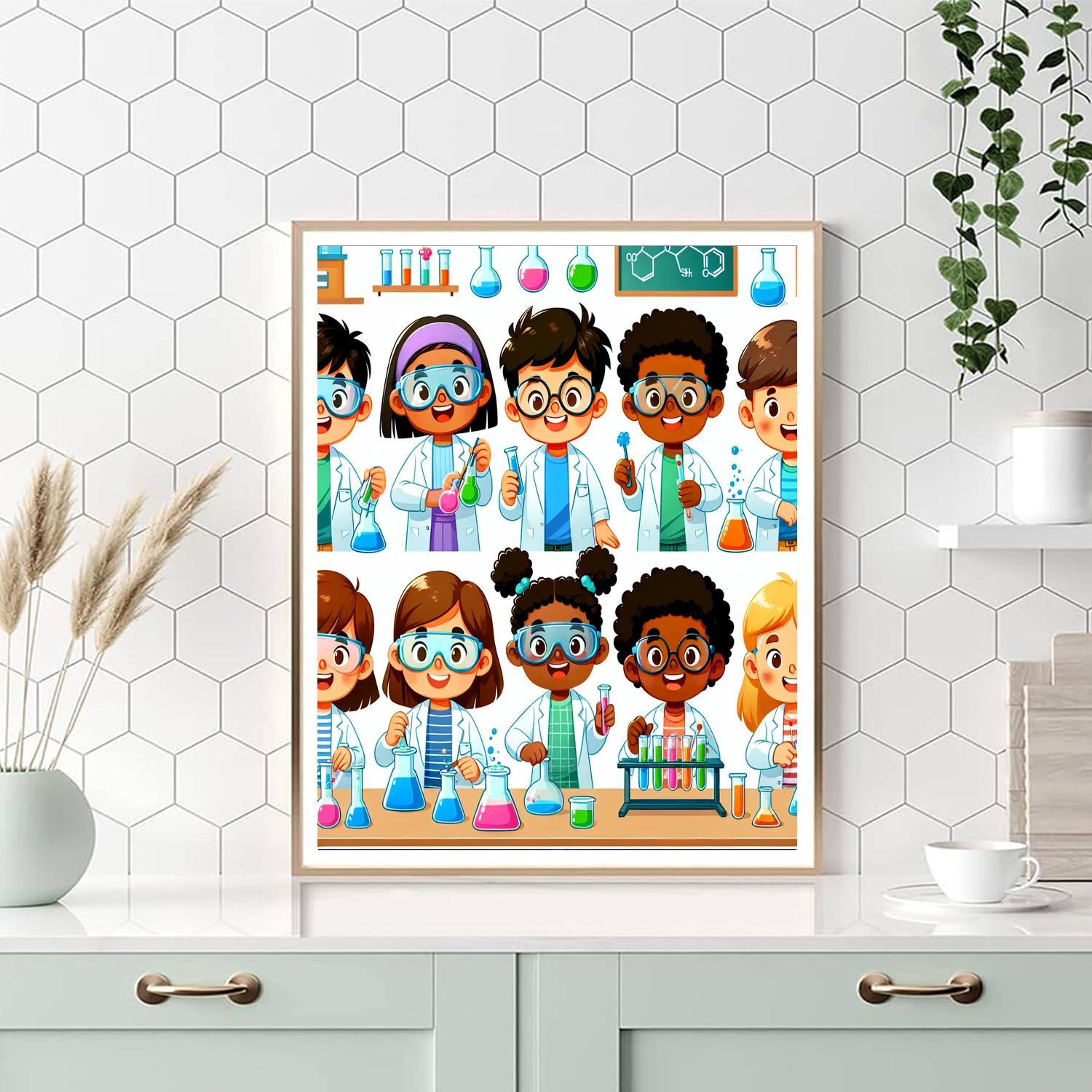 Super Science Explorers Number Painting