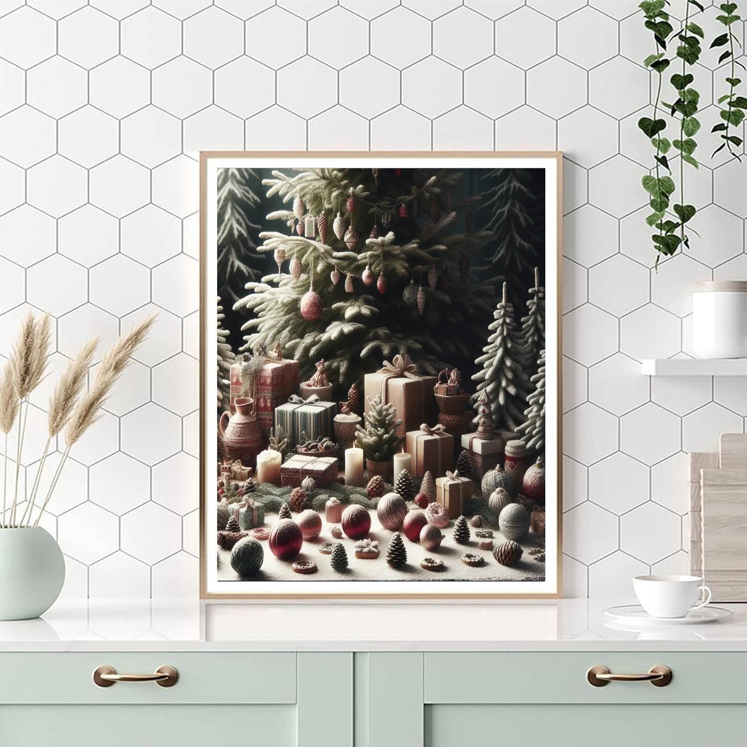 Festive Nordic Christmas Numbered Painting Kits