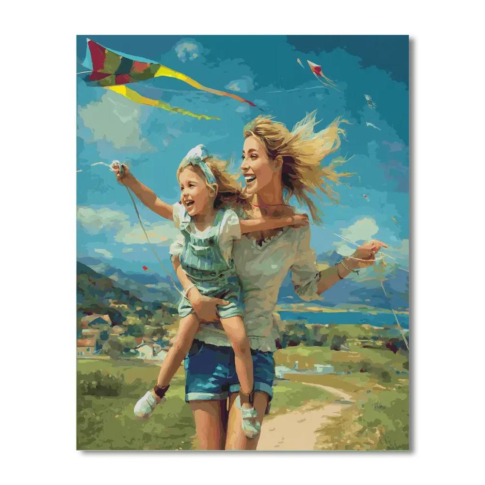Kites And Cuddles Numbered Painting Kits