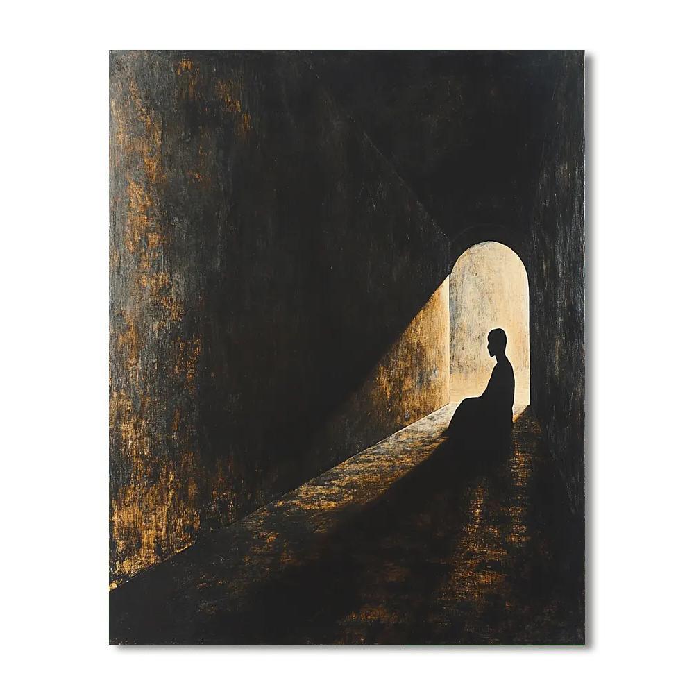 Caravaggio Inspired Eclipse Of Solitude  Numbered Painting Kits