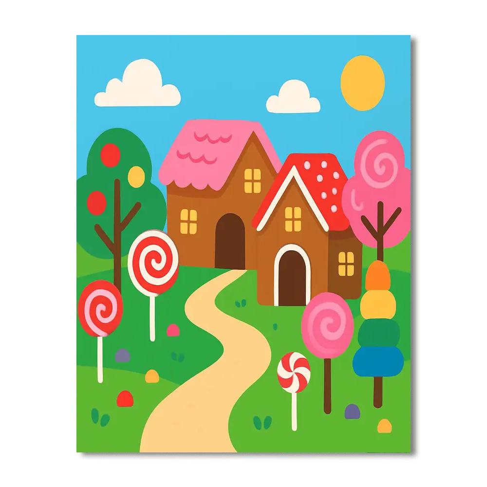 Candy Land Escape Paint By Number