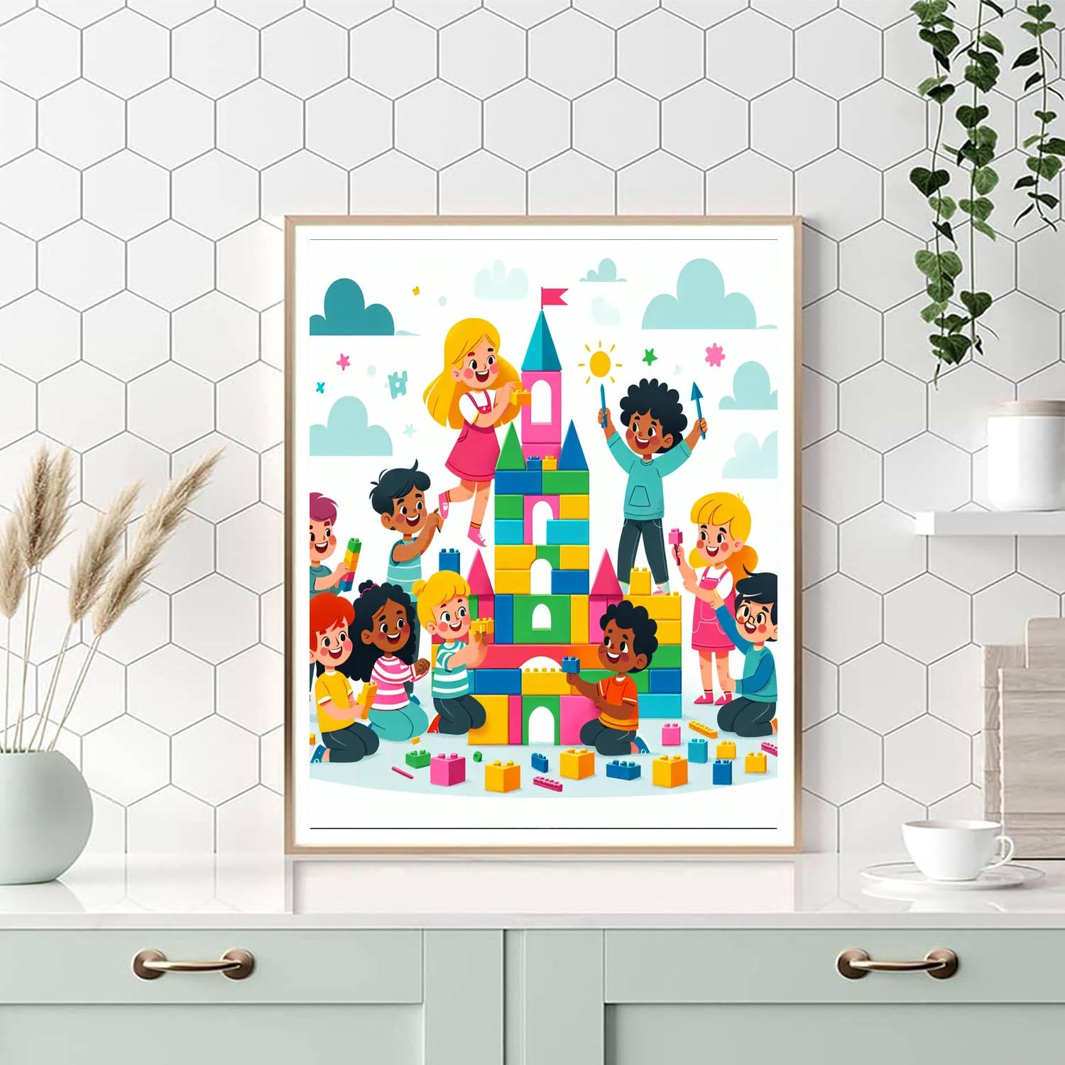 Castle Builders Number Painting