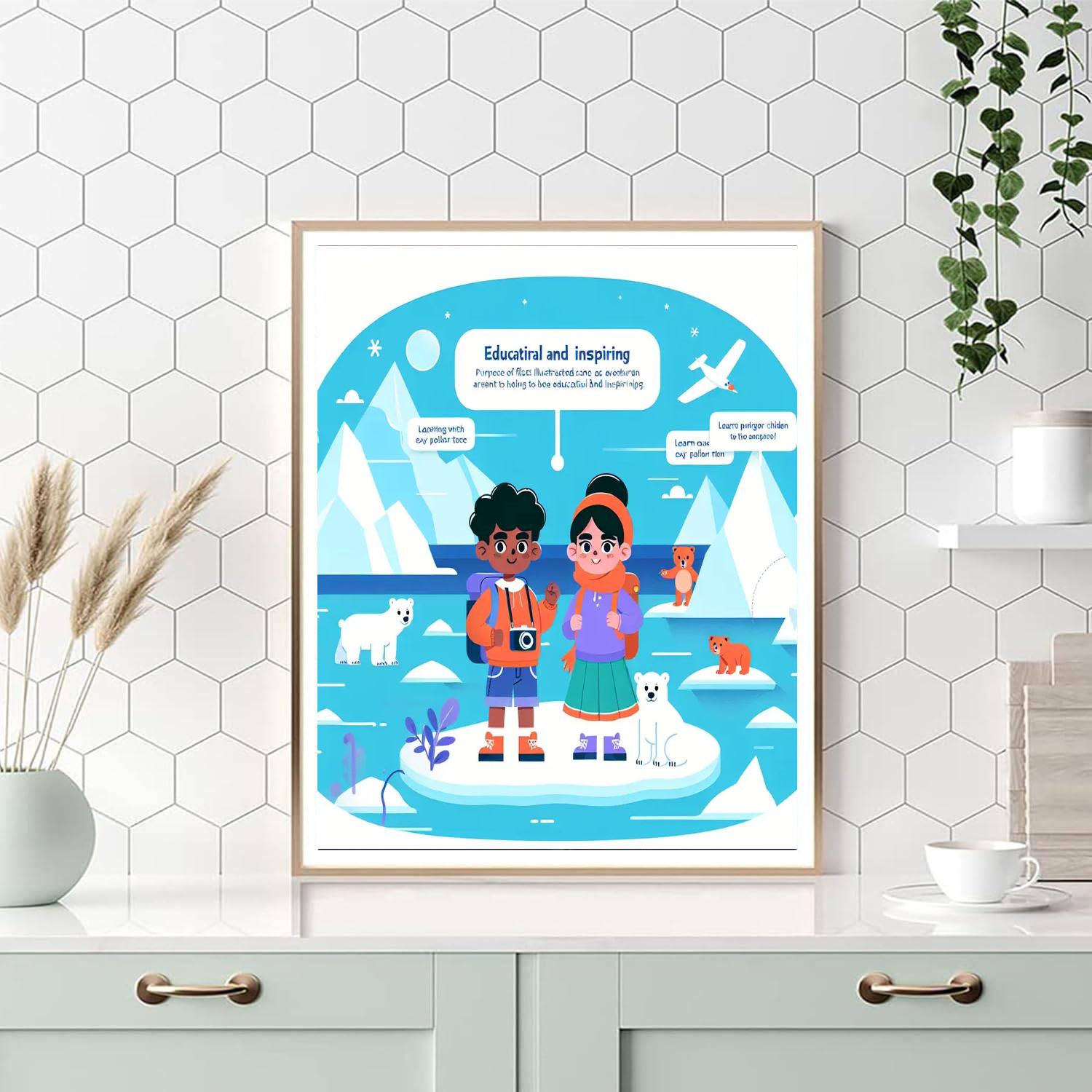 Arctic Exploration Mission Number Painting
