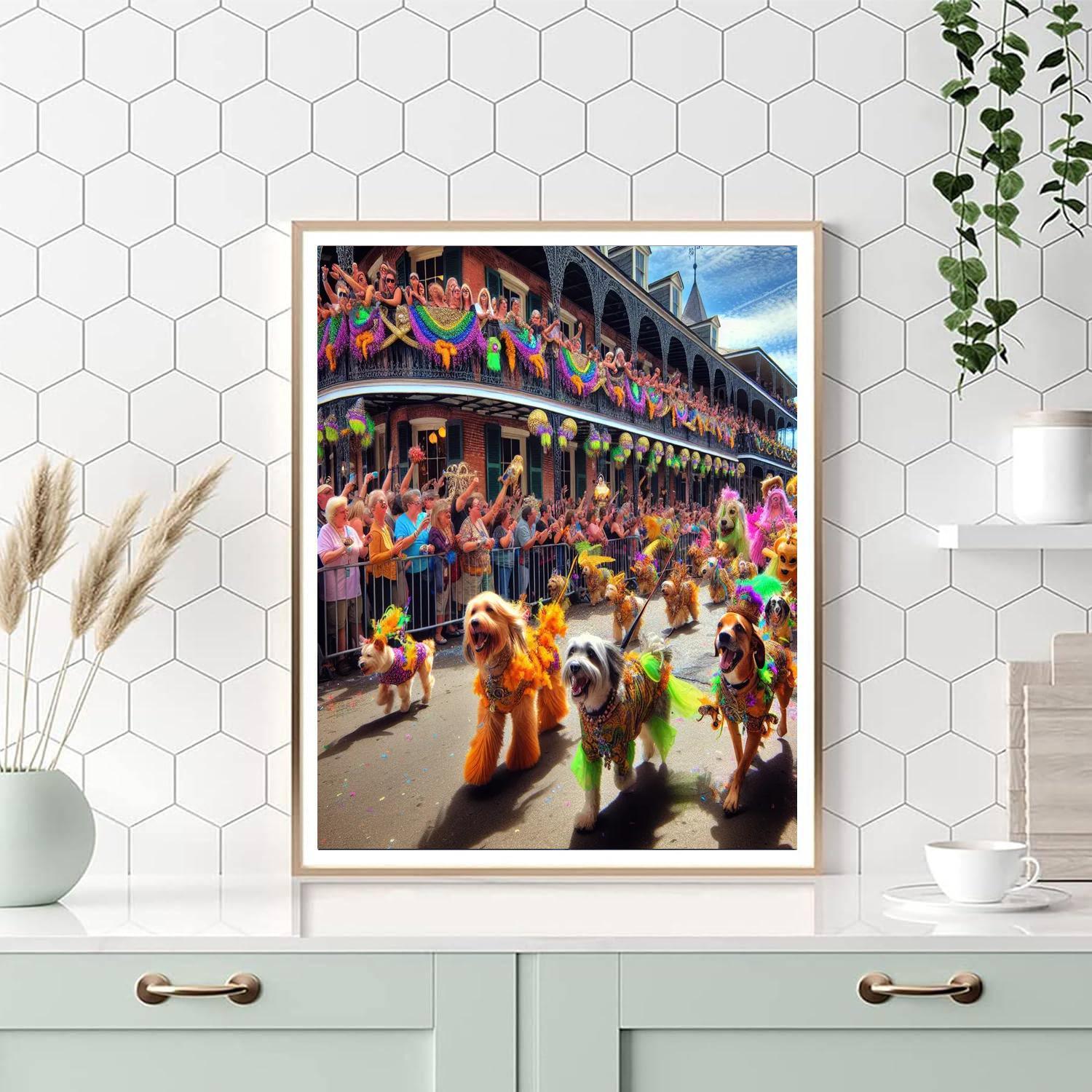 Krewe Of Barkus - Usa Painting Number Kit