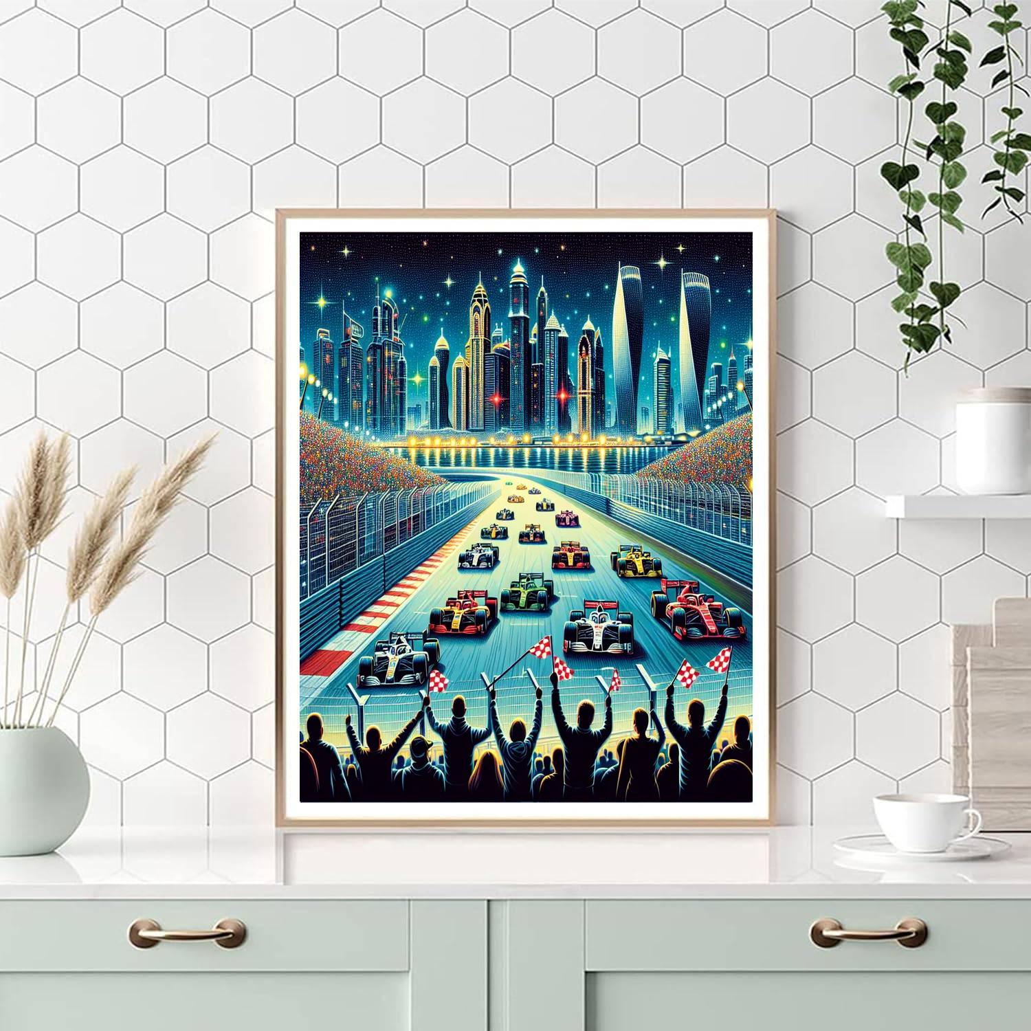 Singapore Grand Prix - Singapore Number Painting