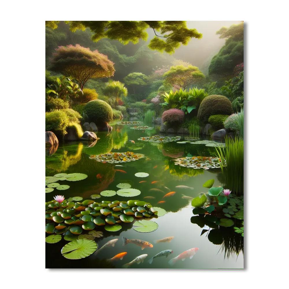 Harmonious Pond Paint By Numbers Kits