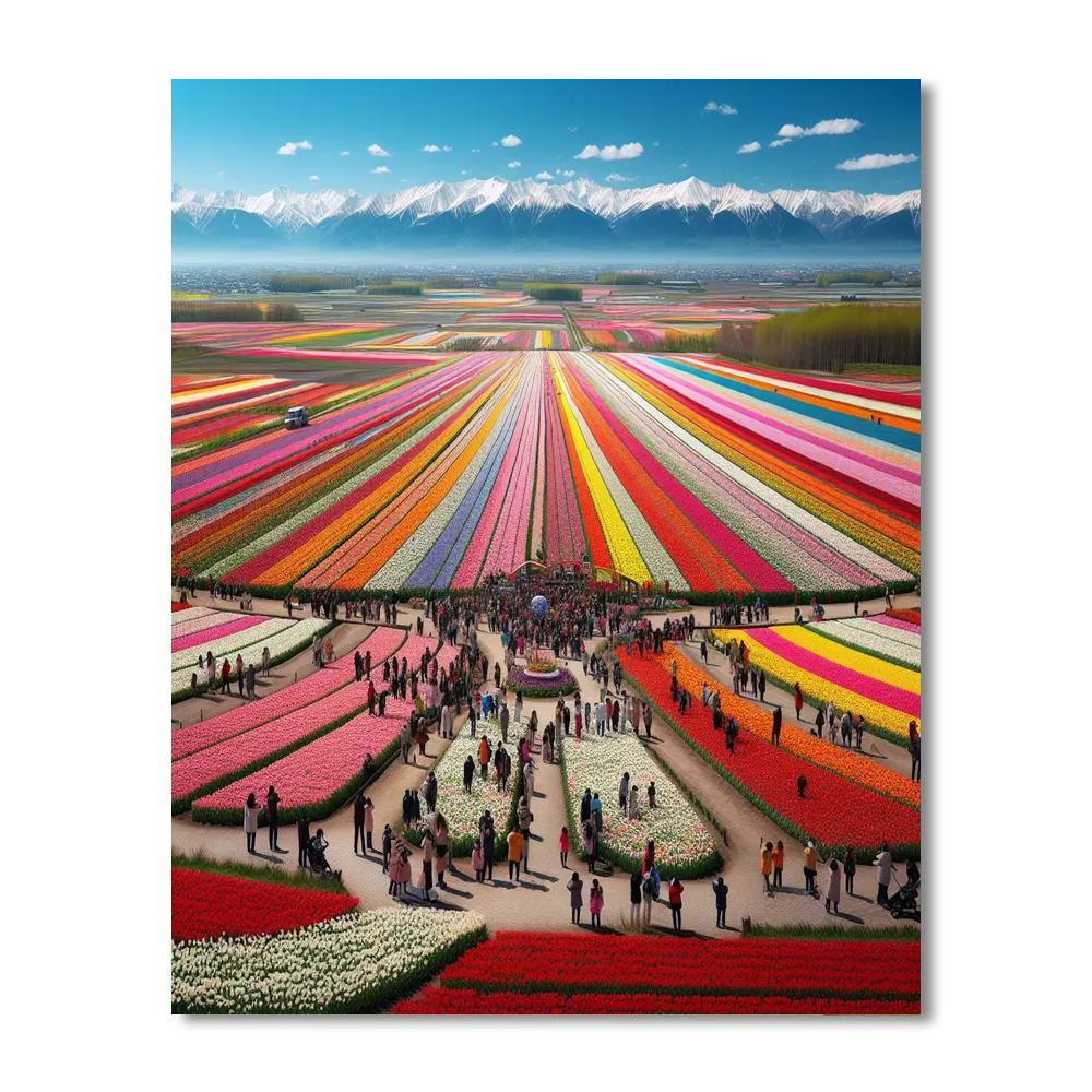 Tulip Festival - Usa DIY Paint By Numbers