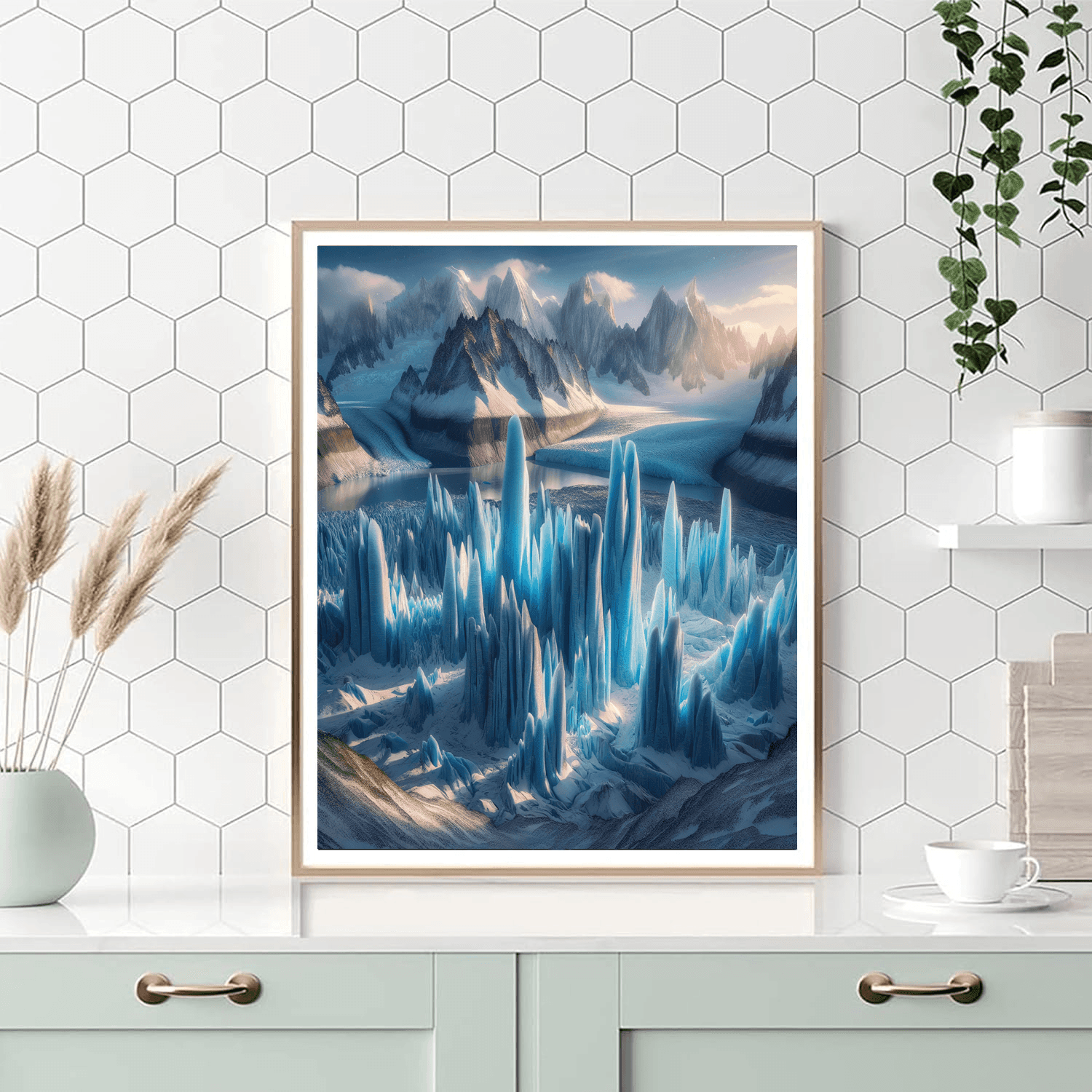Majestic Glacier Paint By Numbers Kits