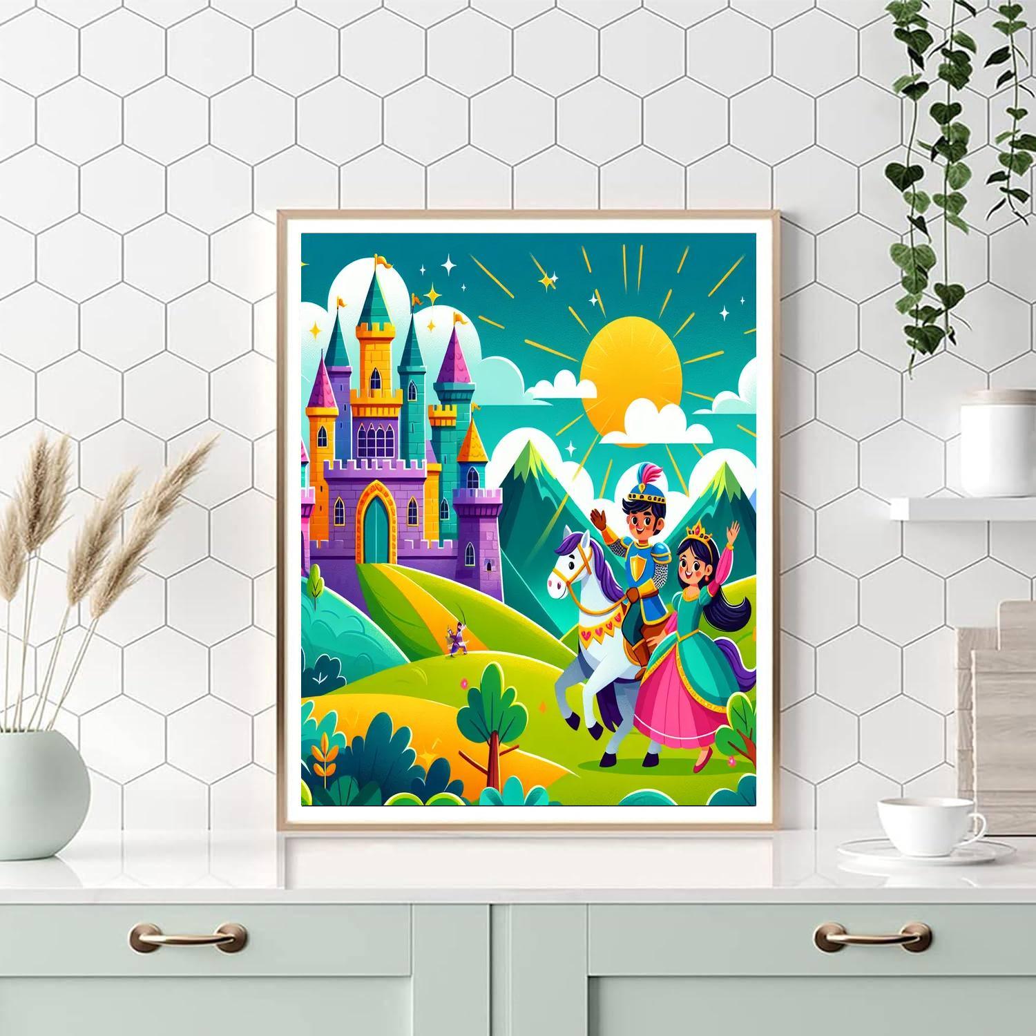 Royal Kingdom Exploration DIY Paint By Numbers