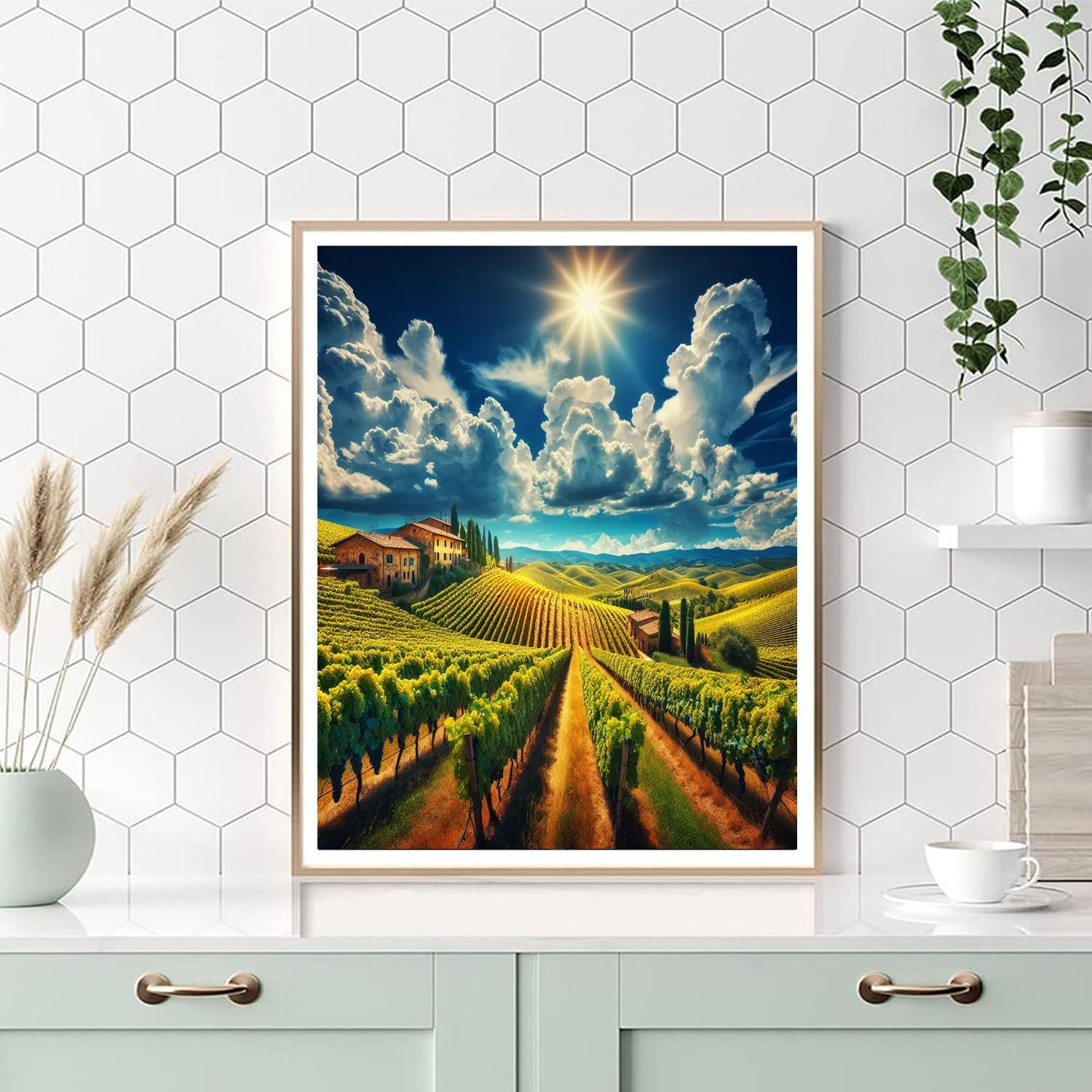 Tuscan Vineyard Serenity Paint By Color