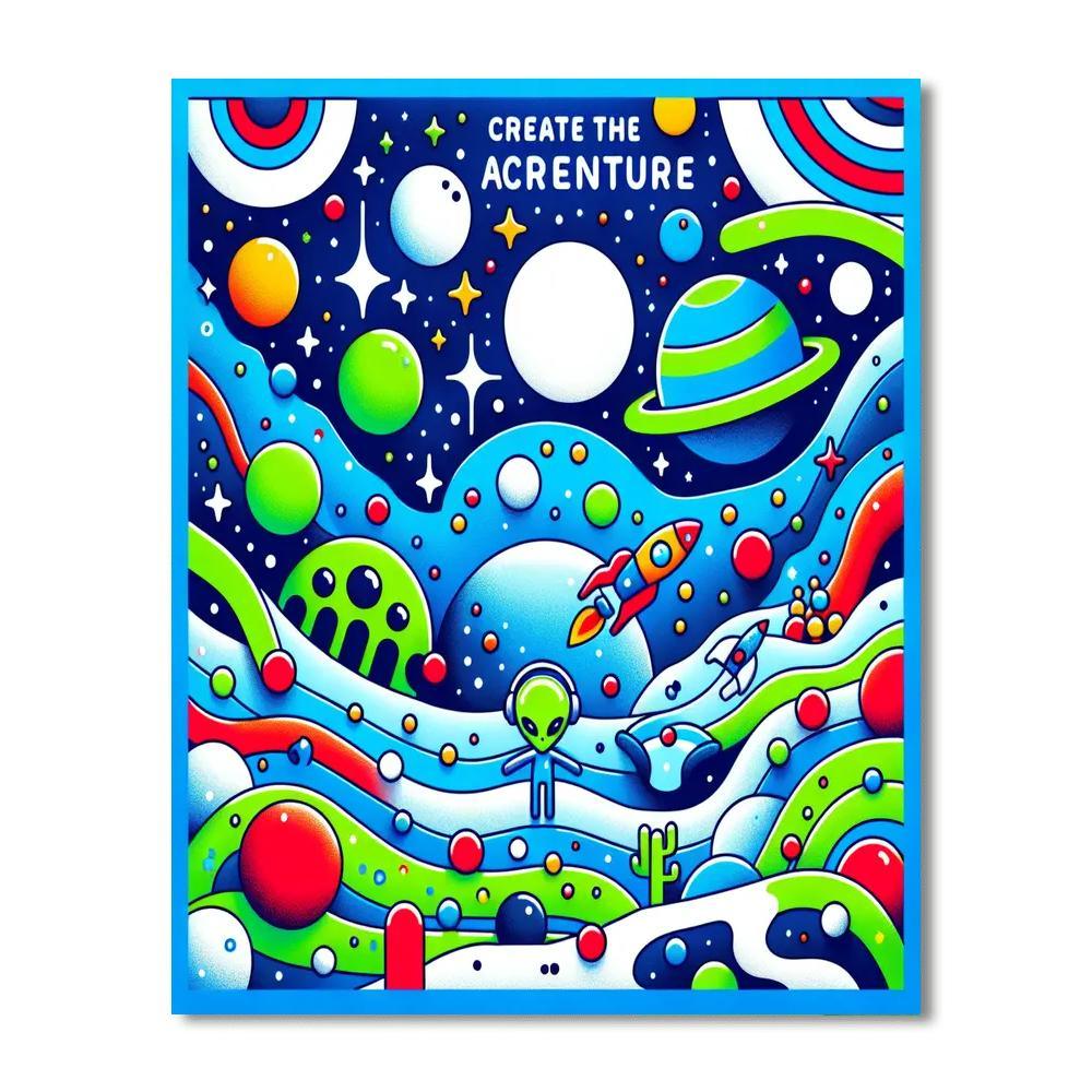Starry Stitch Adventures Paint By Numbers Art