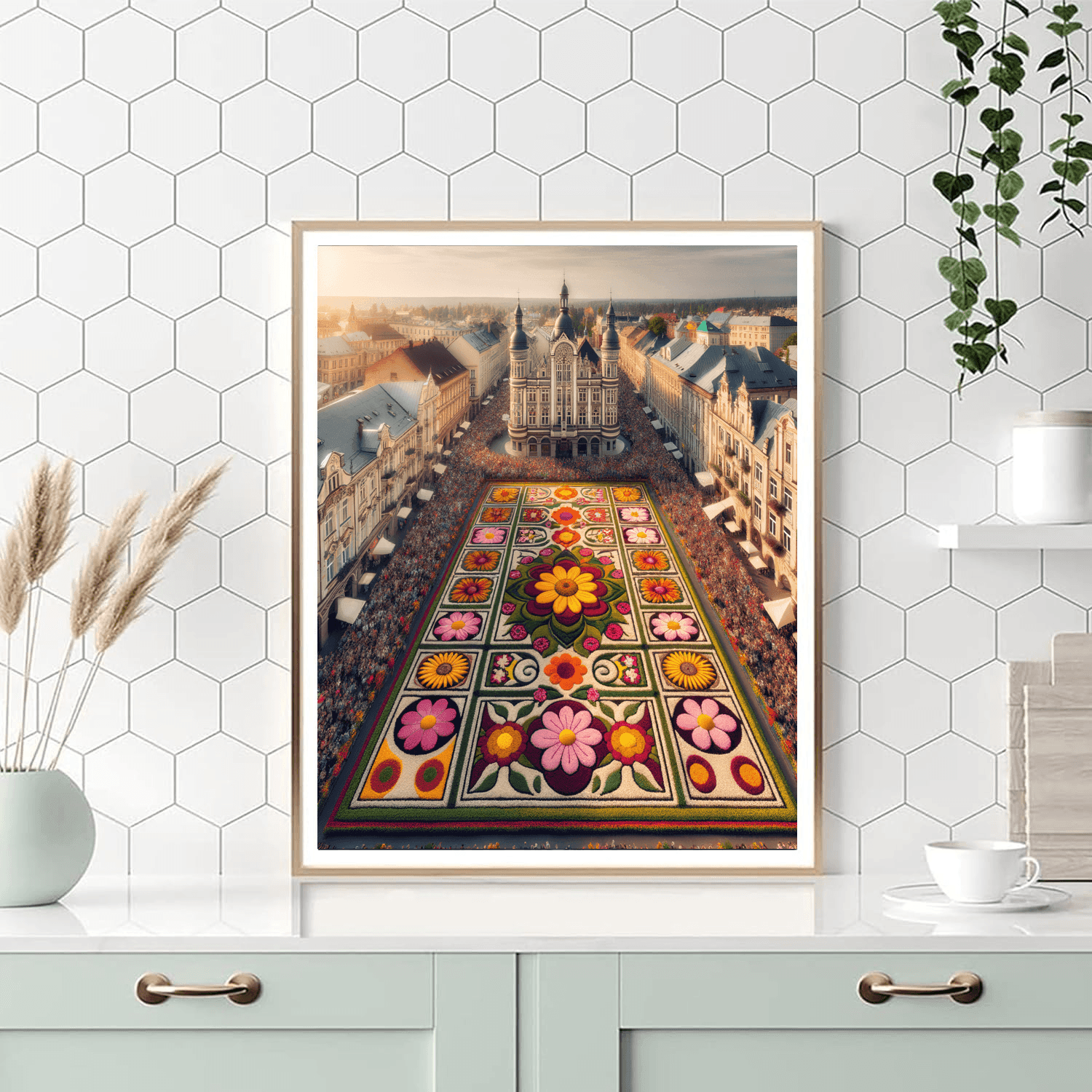 Brussels Flower Carpet - Belgium Paint By Color