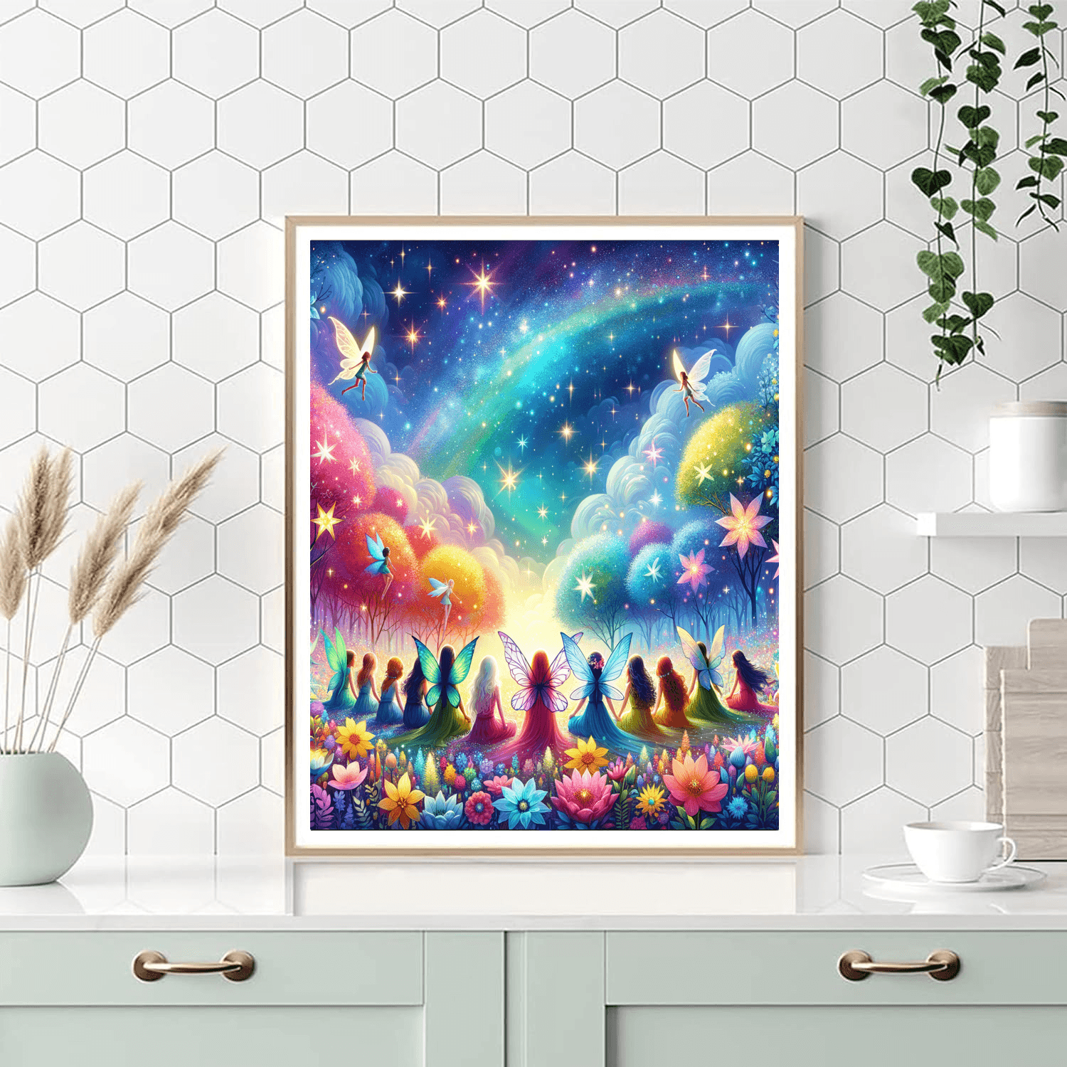 Dreamy Fairyland Number Painting