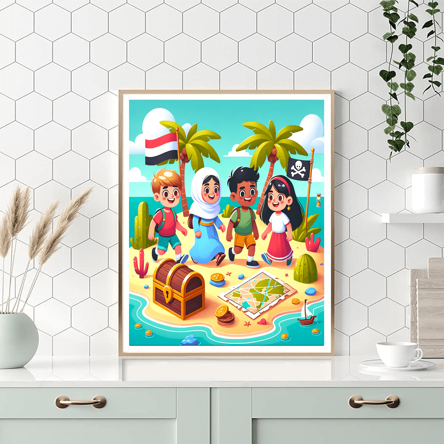 Adventure Island Explorers Paint By Numbers