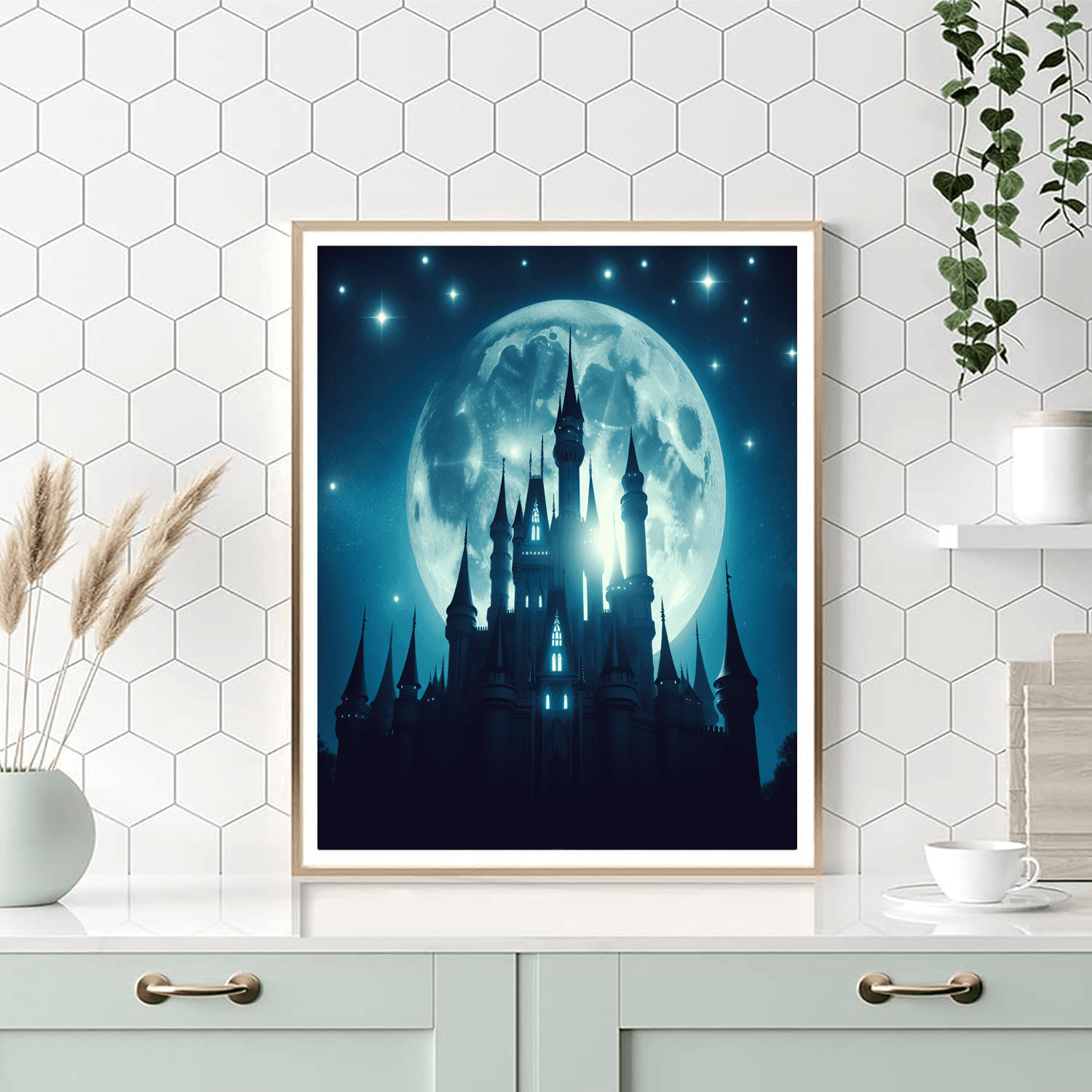 Fairytale Castle View Painting Number Kit