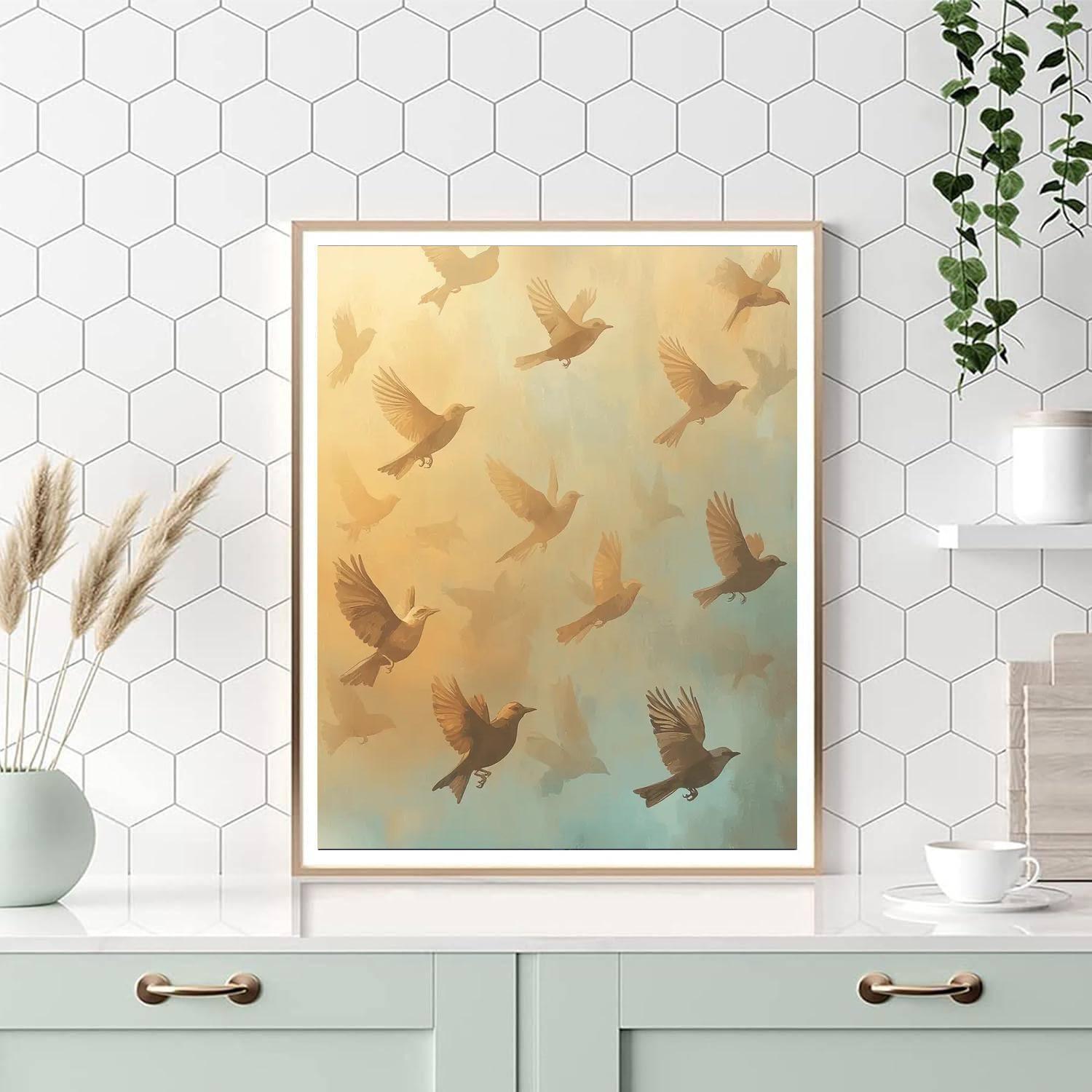 Leonardo Da Vinci Inspired Silent Flight  Paint By Numbers Kits