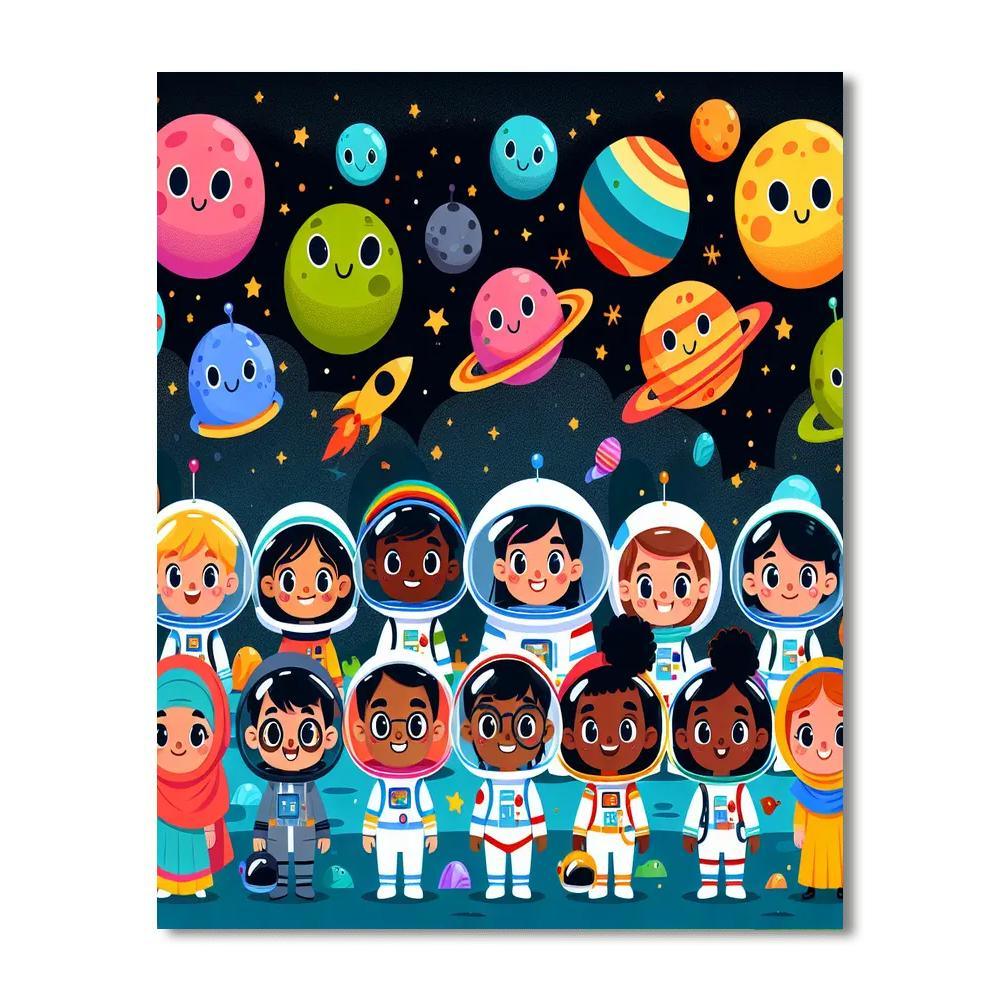 Intergalactic Quest Adventure Paint By Numbers Kits