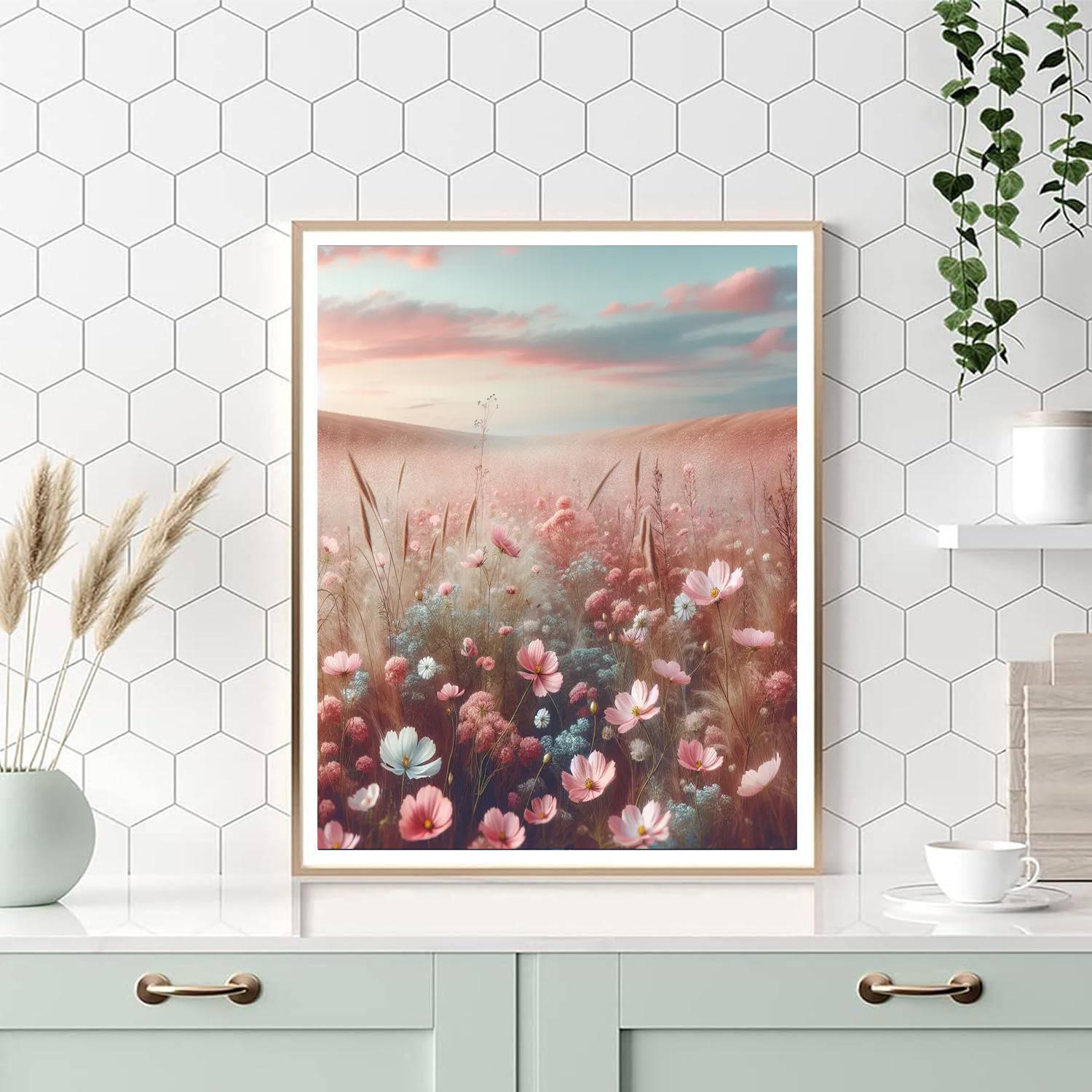 Blushing Meadows Numbered Painting Kits