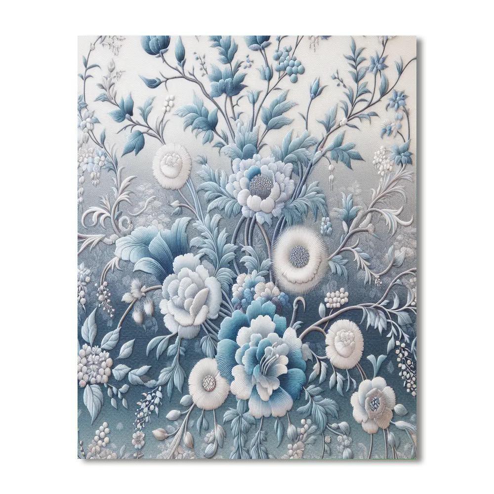 Winter Bloom Tapestry Paint By Number