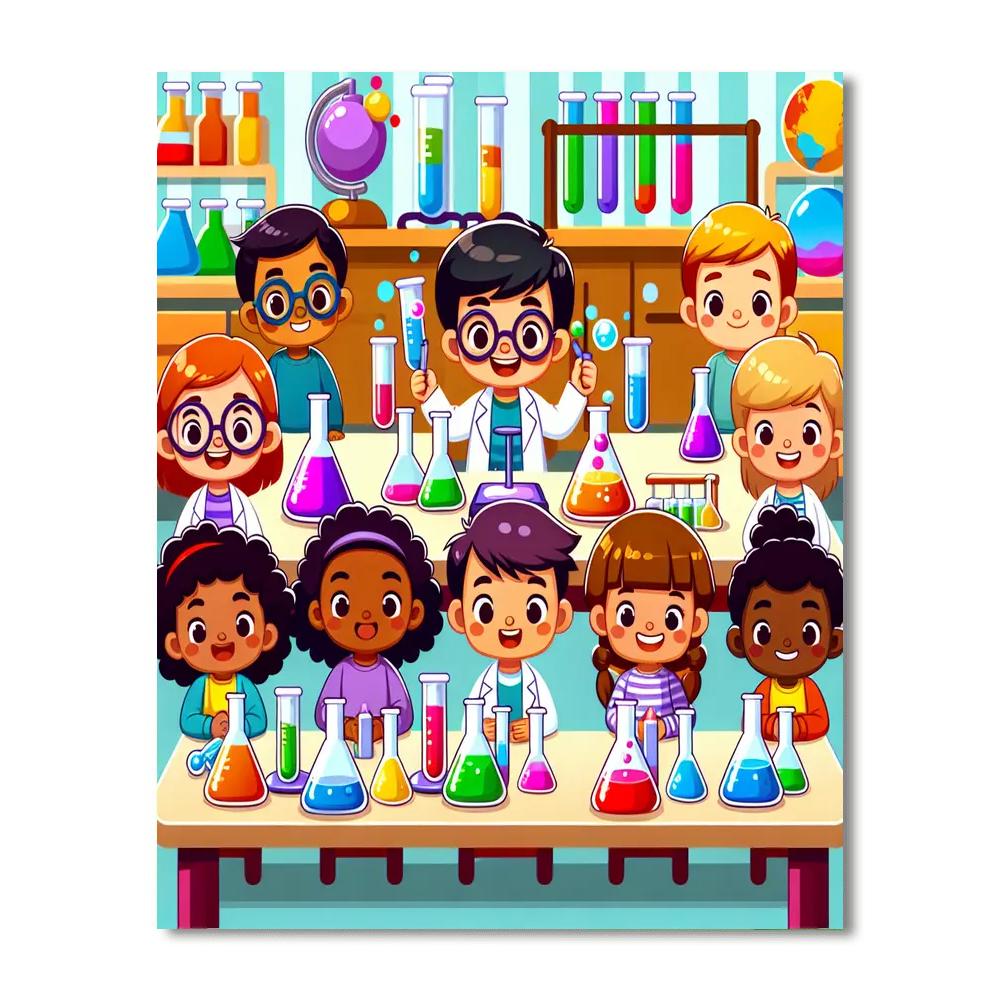 Cool Science Lab Paint By Numbers Kits