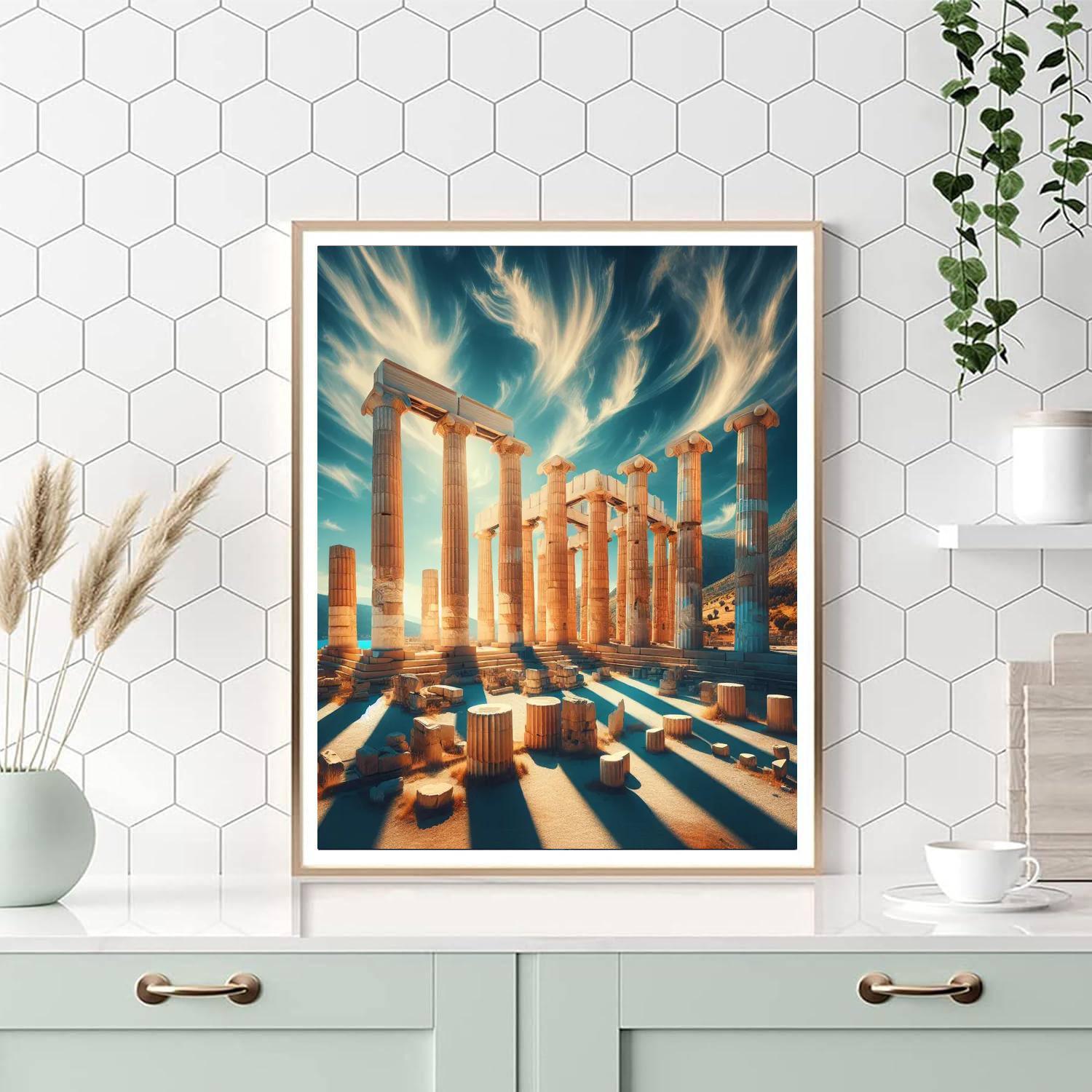 Ancient Grecian Odyssey Painting By Numbers Kit