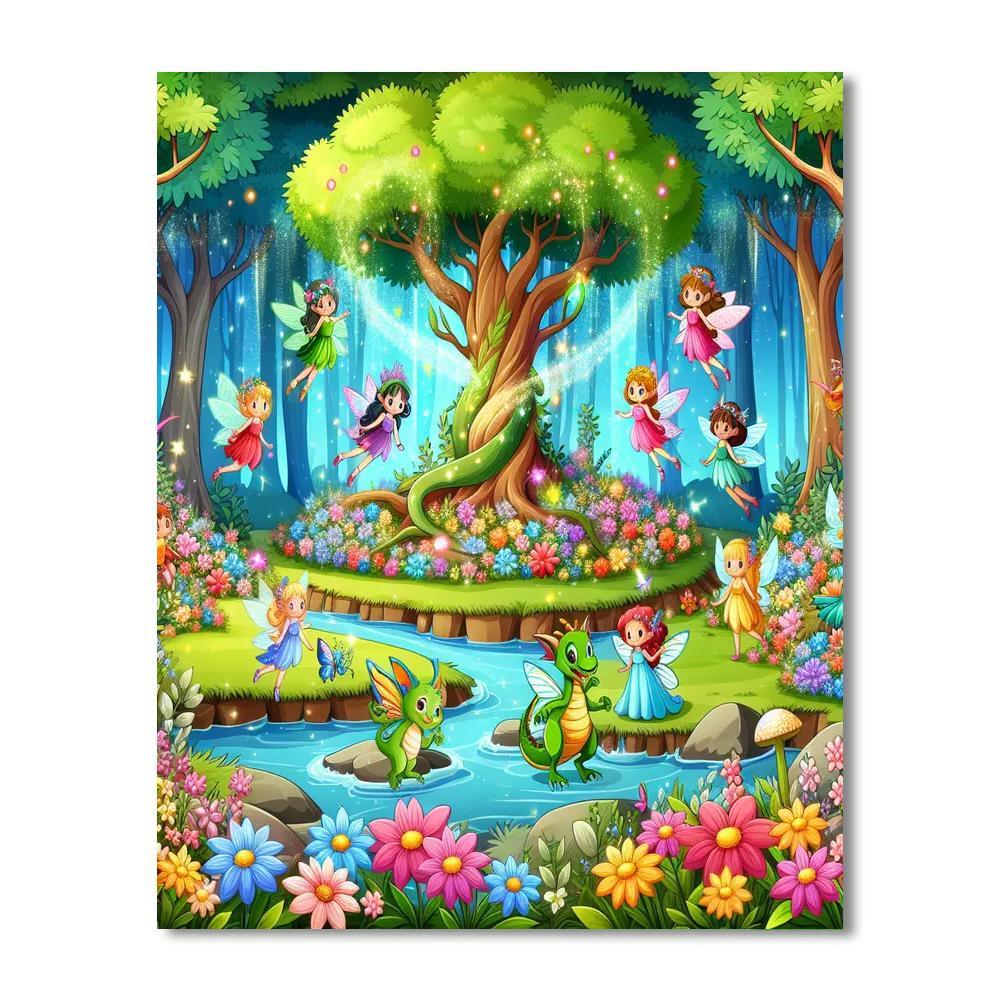 Forest Fantasy Adventure Painting By Numbers Kit