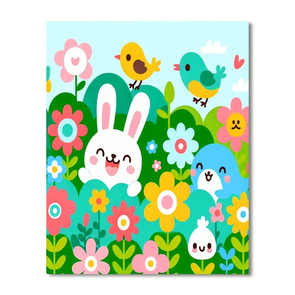 Magic Garden Frolic Numbered Painting Kits
