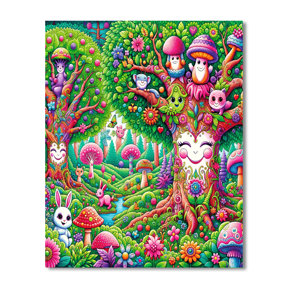 Magical Forest Journey Paint By Number