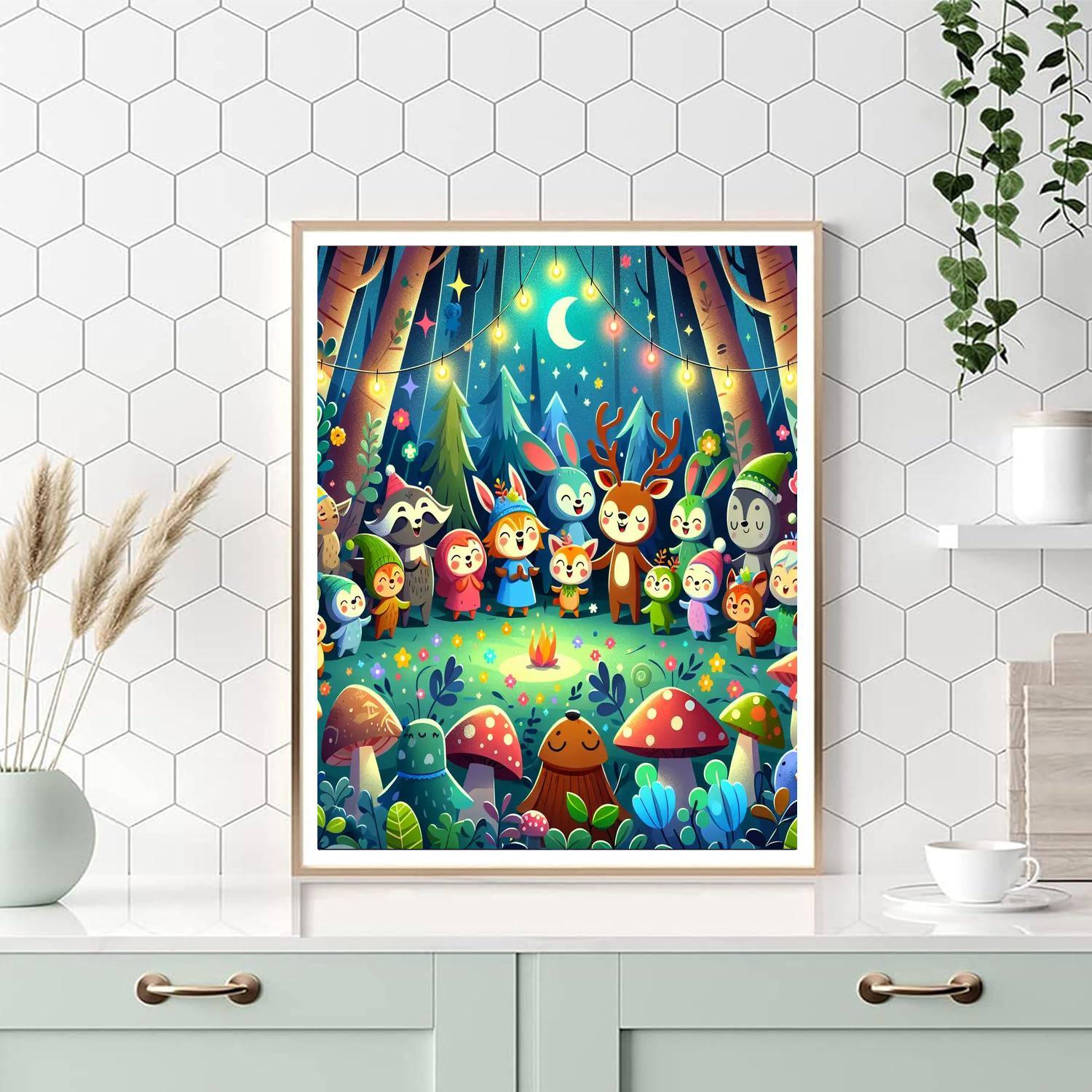 Enchanted Forest Celebration Paint By Numbers Kits