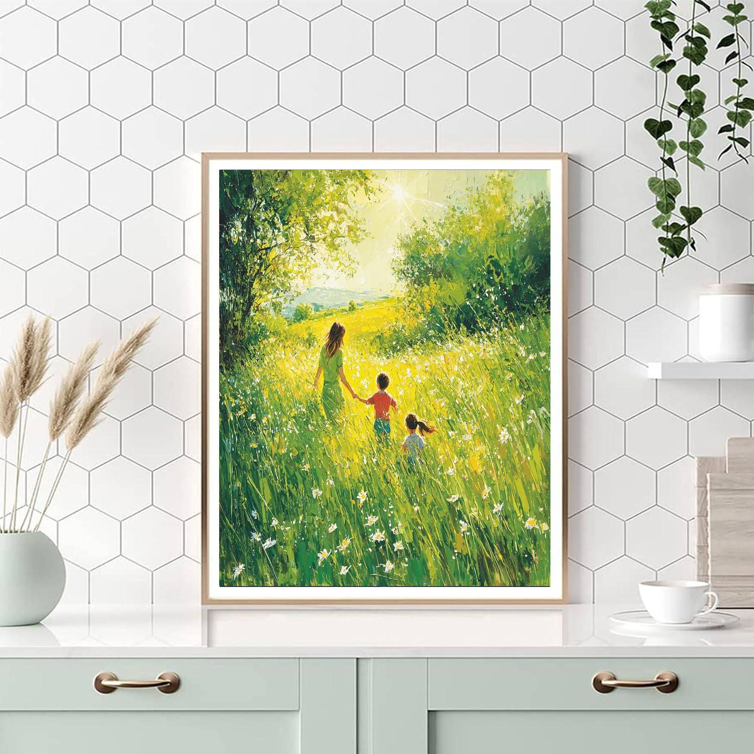 Echoes Of Summer Laughter Number Painting