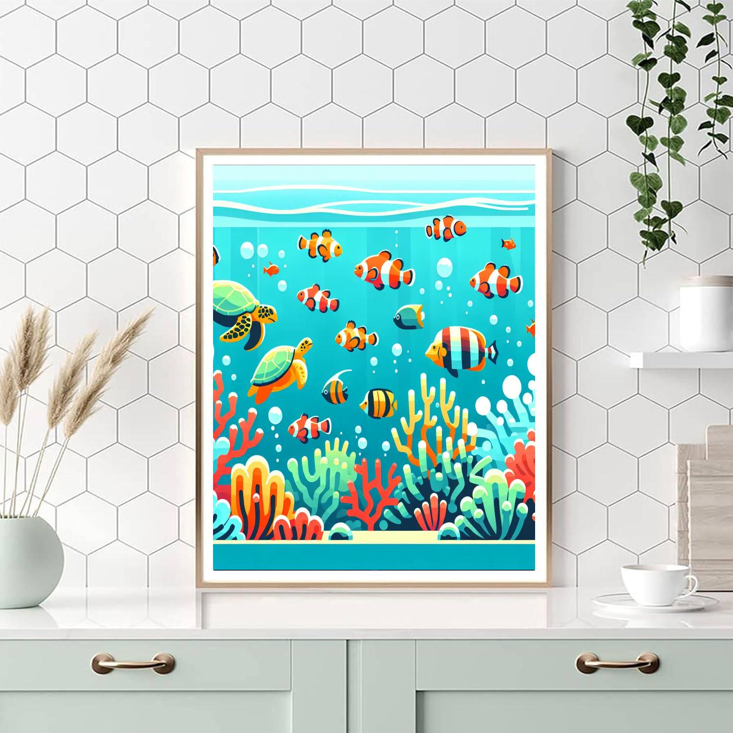 Ocean Reef Spectacle Numbered Painting Kits