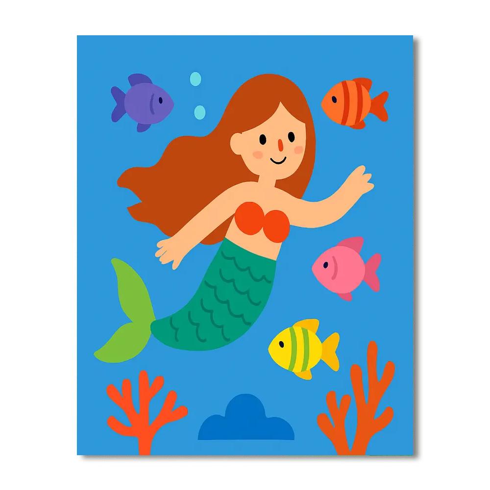Mermaid Adventure Paint By Color