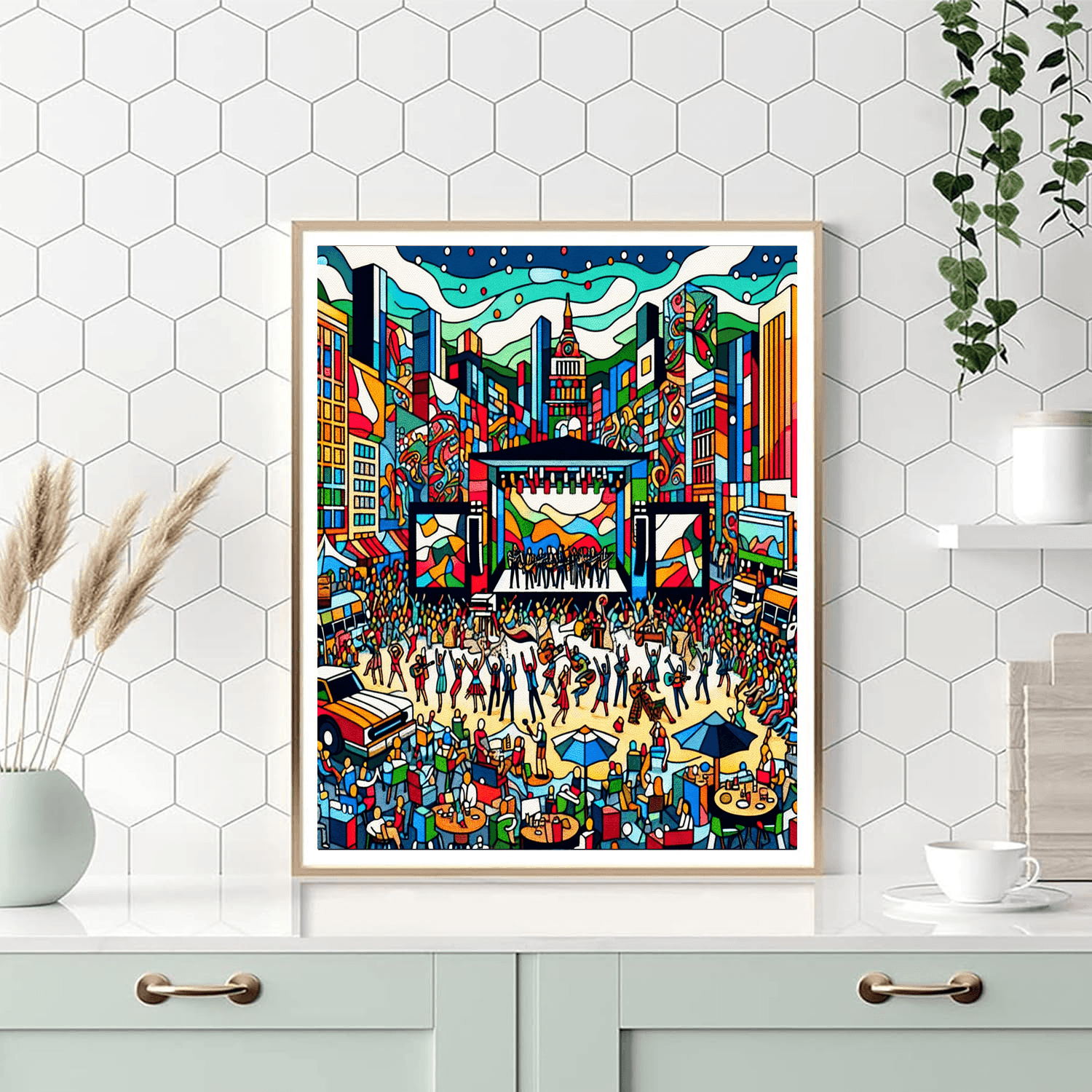 Perth International Arts Festival - Australia Numbered Painting Kits