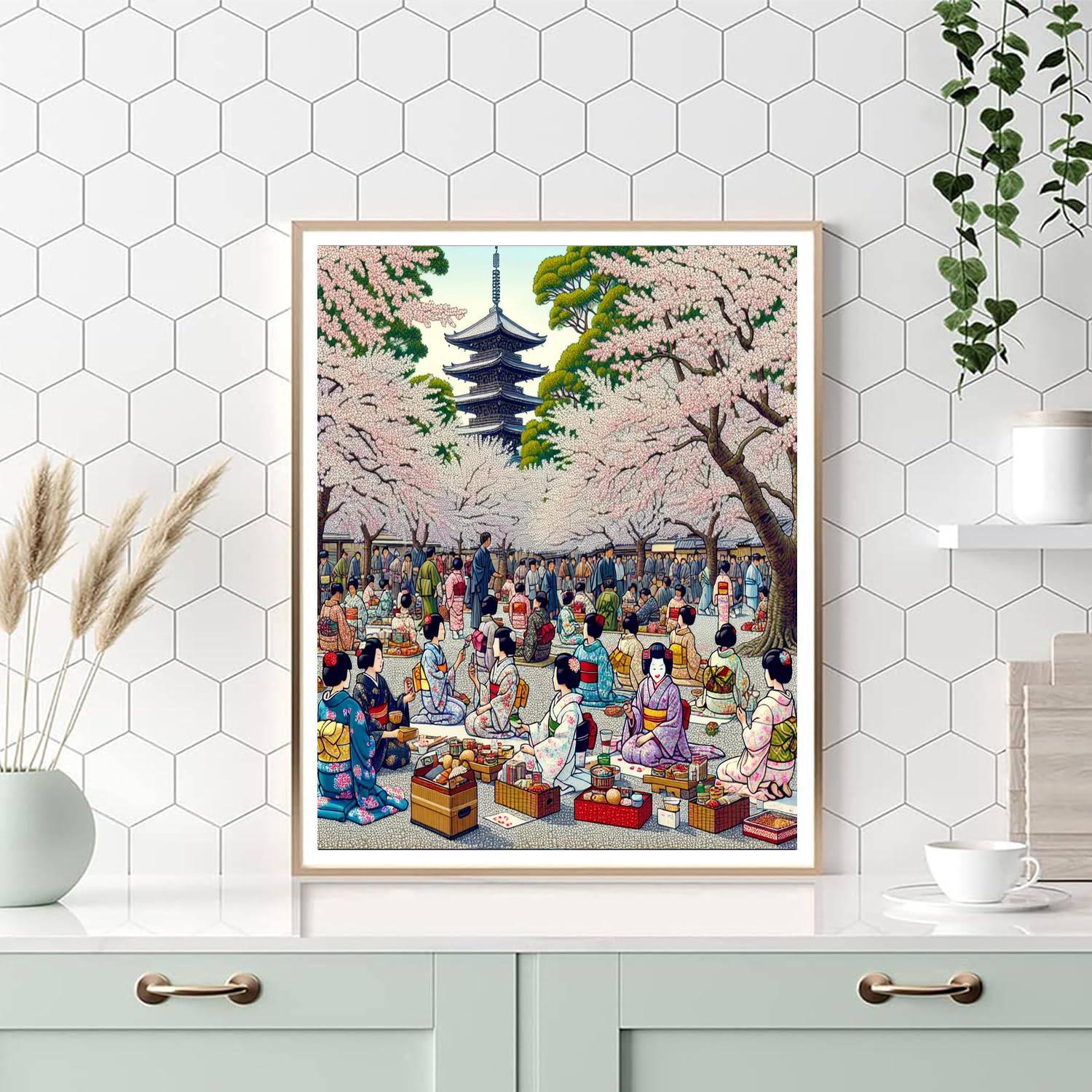 Hanami - Kyoto Numbered Painting Kits