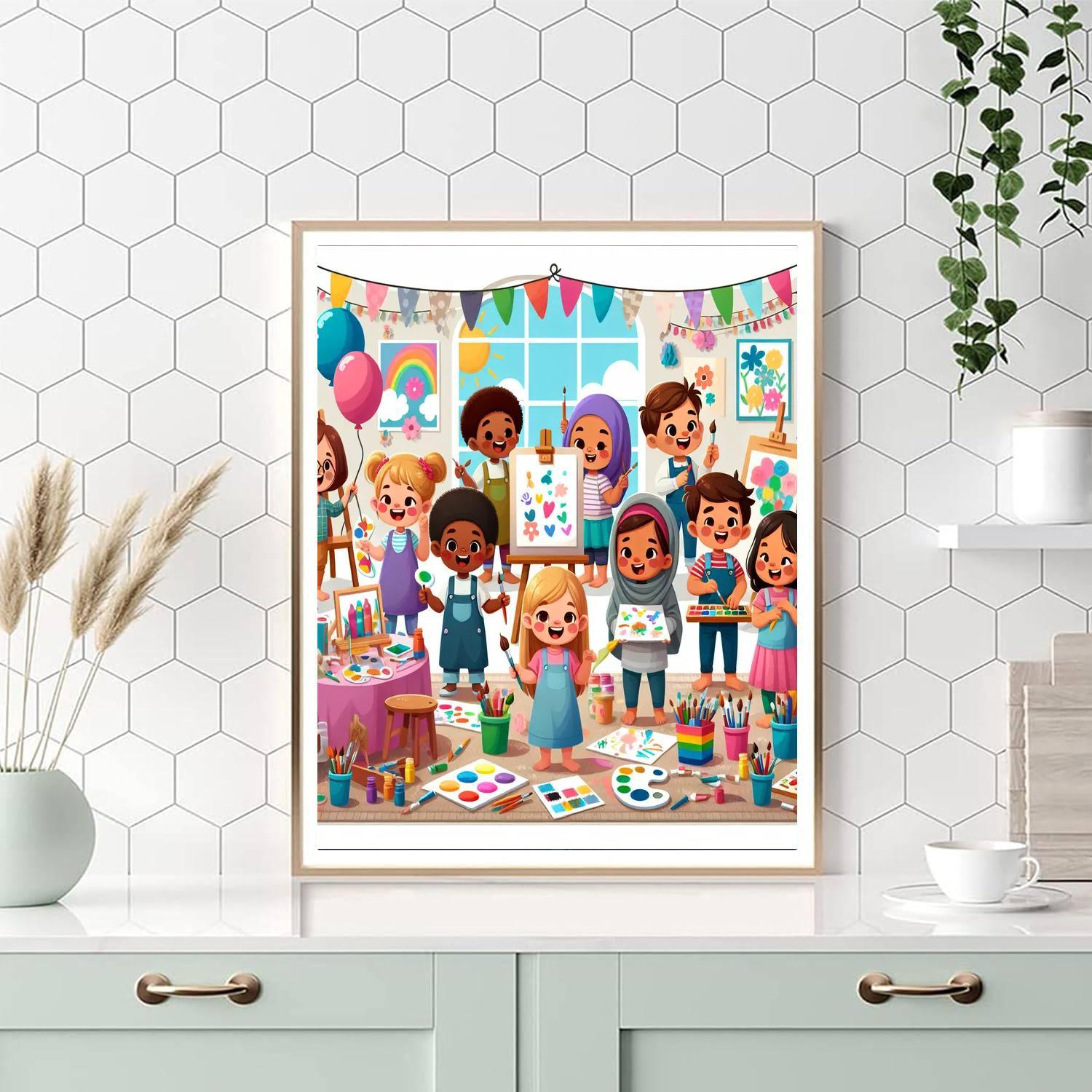 Creative Art Studio Fun Paint By Numbers