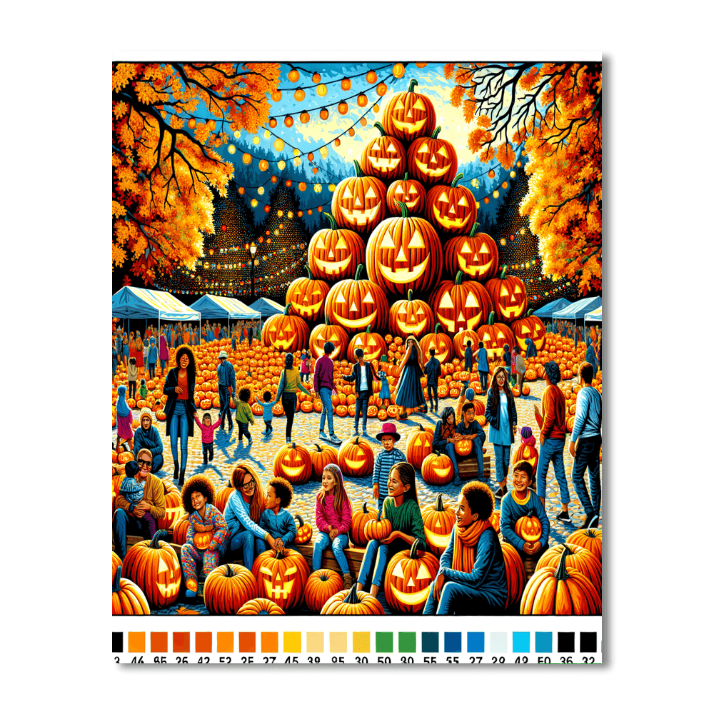Keene Pumpkin Festival - Usa DIY Paint By Numbers