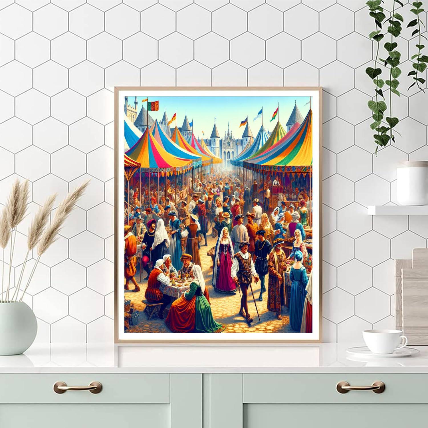 Renaissance Festival Extravaganza Numbered Painting Kits