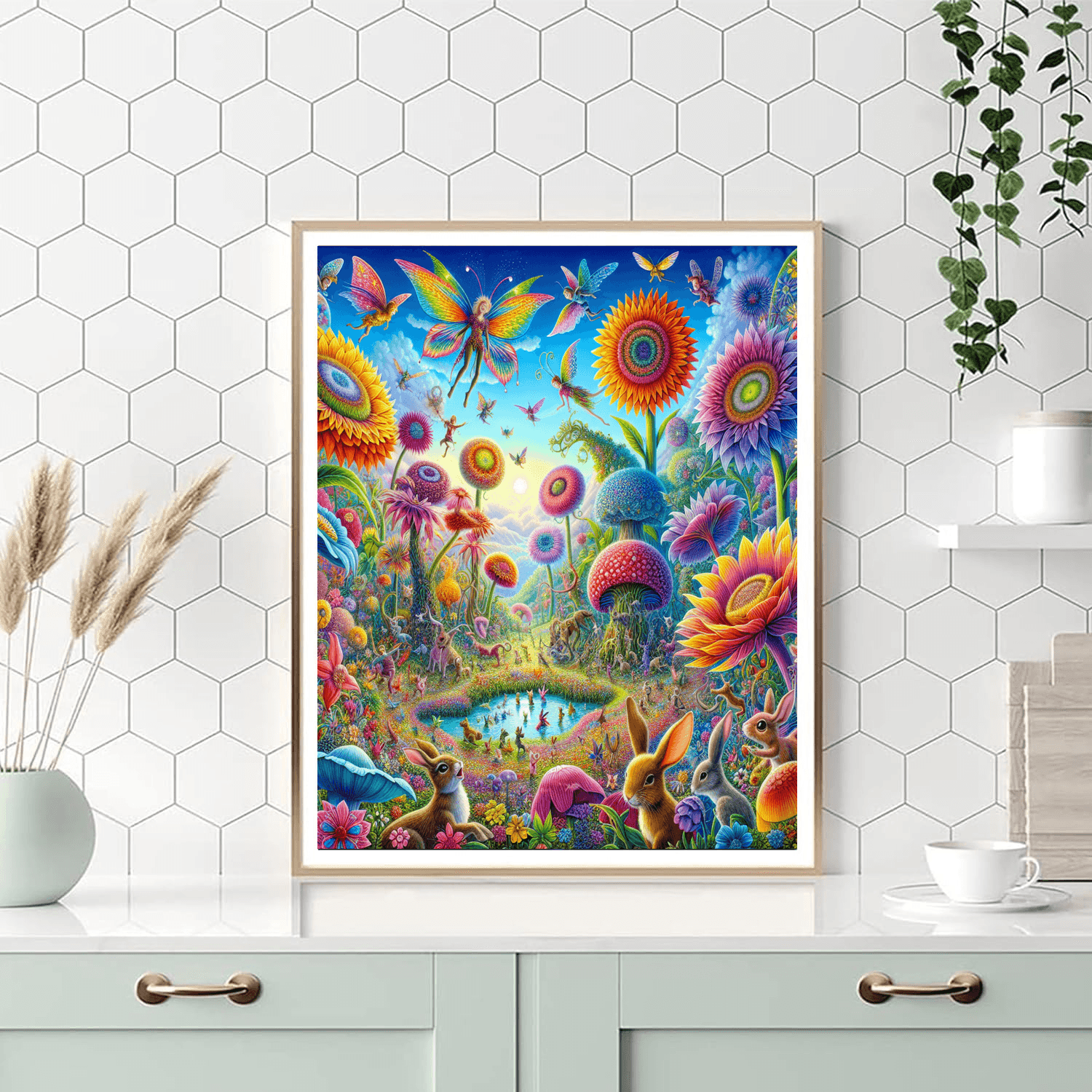 Fantasy Garden Of Dreams Number Painting
