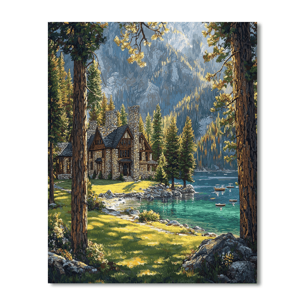 Vikingsholm Painting Number Kit