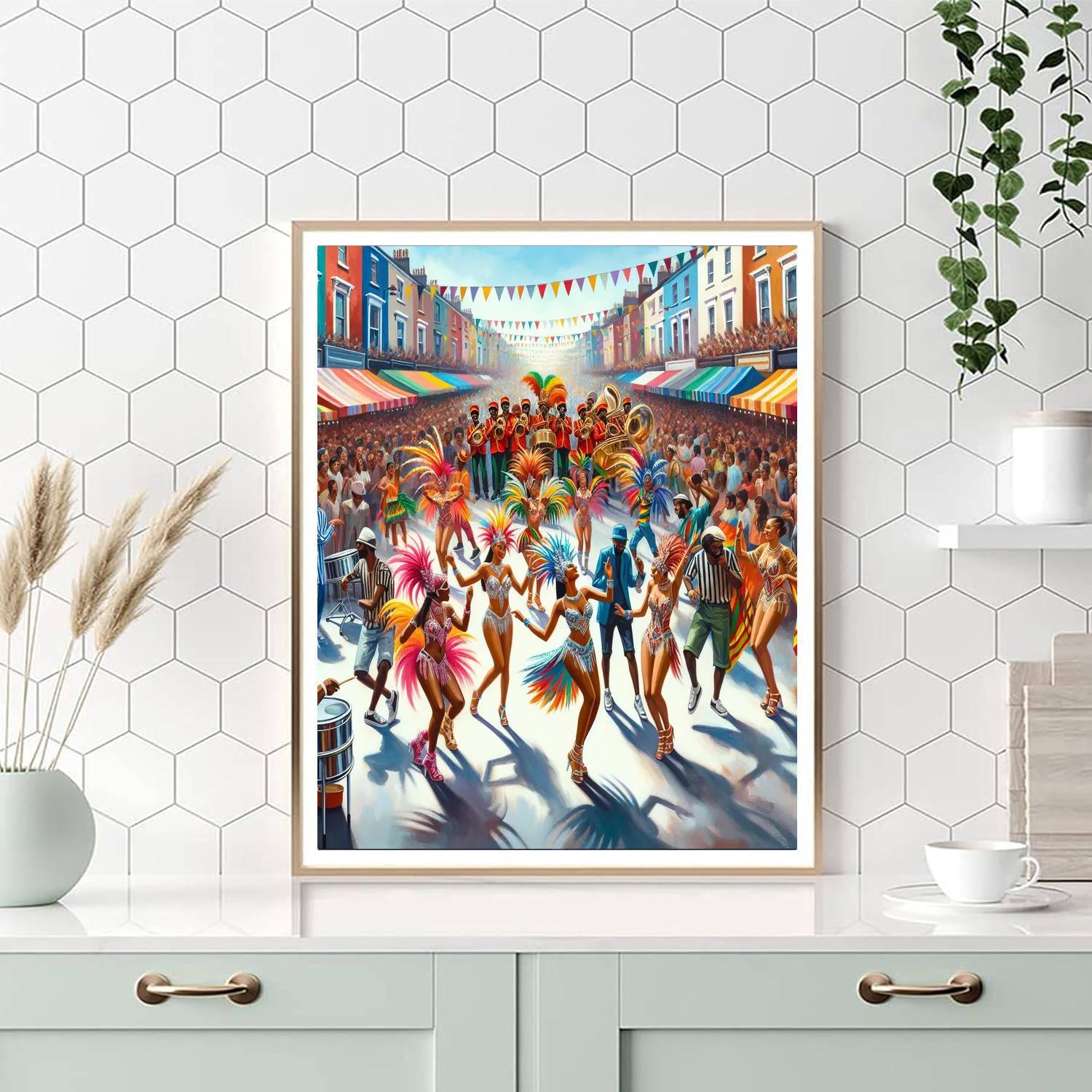 The Notting Hill Carnival - London, Uk Paint By Numbers