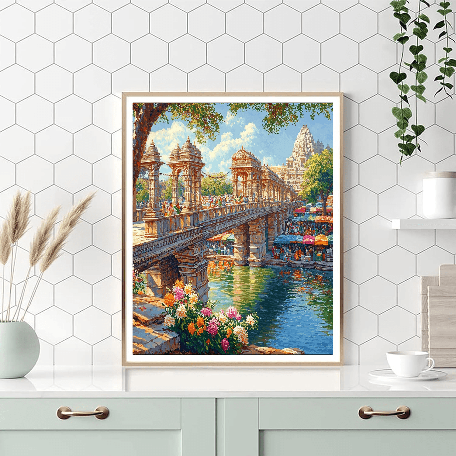 Bridges Of Madurai DIY Paint By Numbers